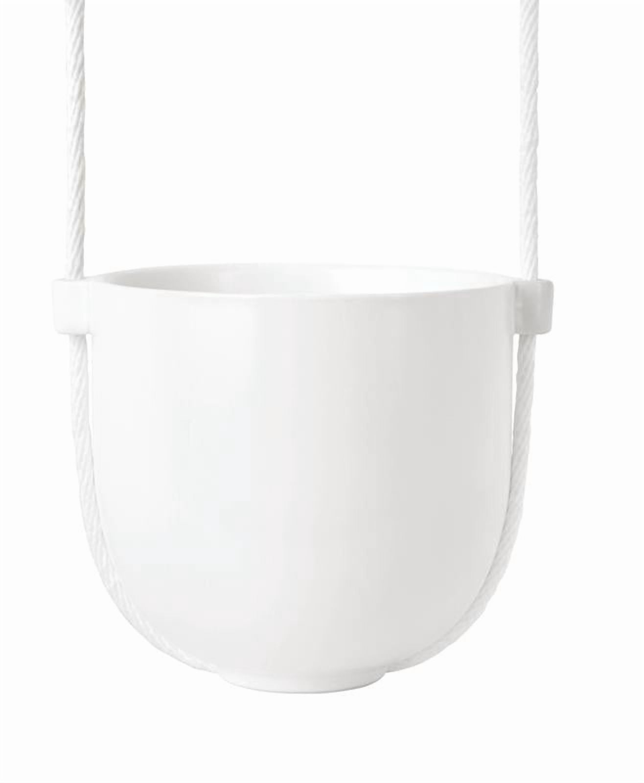 Umbra Bolo Ceramic Hanging Wall Planter White - Image 6