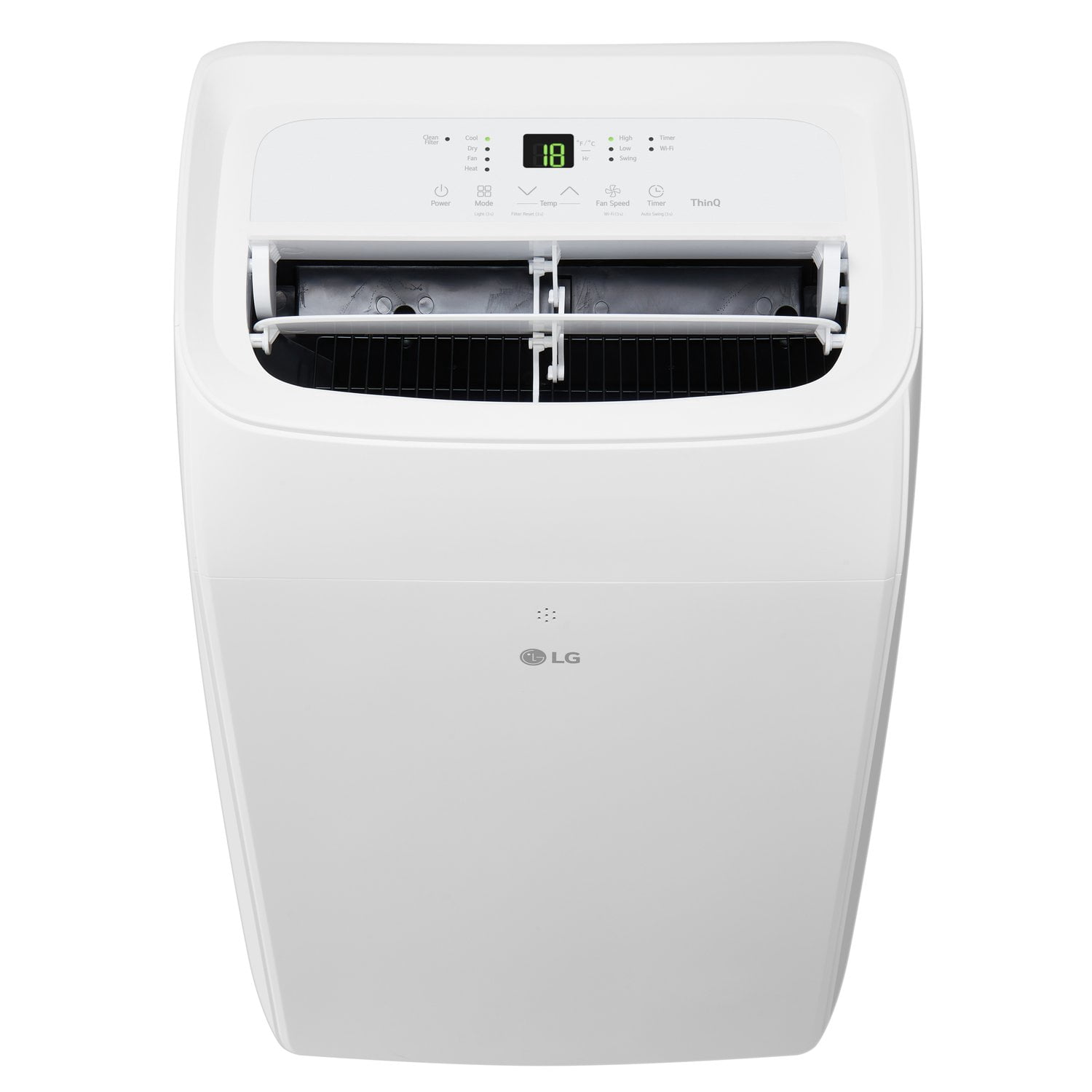 LG 12,000 BTU (DOE) 450 Sq. Ft 115-Volt Portable Air Conditioner with Heat, Dehumidifier Function and Wi-Fi Control, LP1025WHSM - Image 11