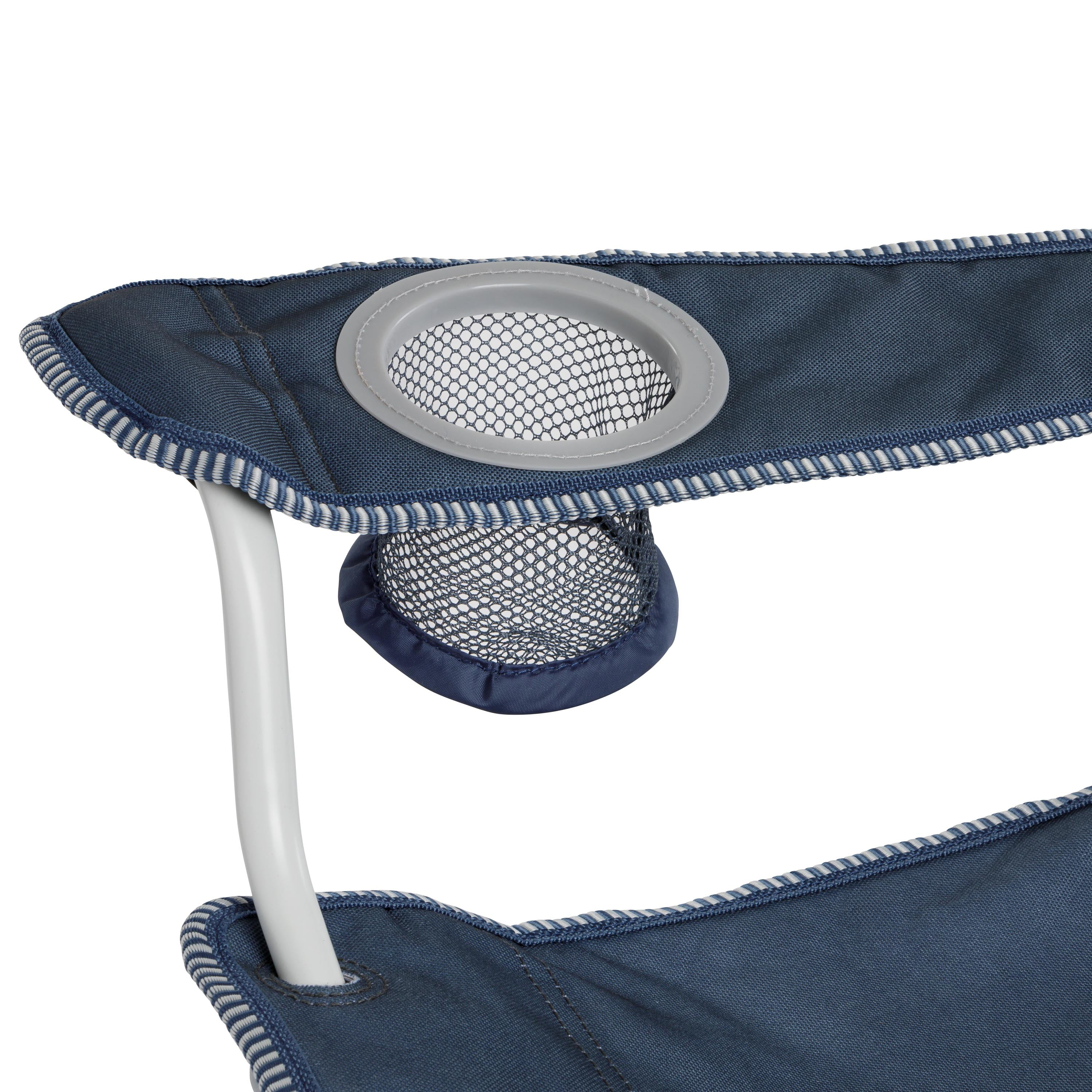 Firefly! Outdoor Gear Finn the Shark Kid's Camping Chair - Navy/Orange/Gray Color - Image 13