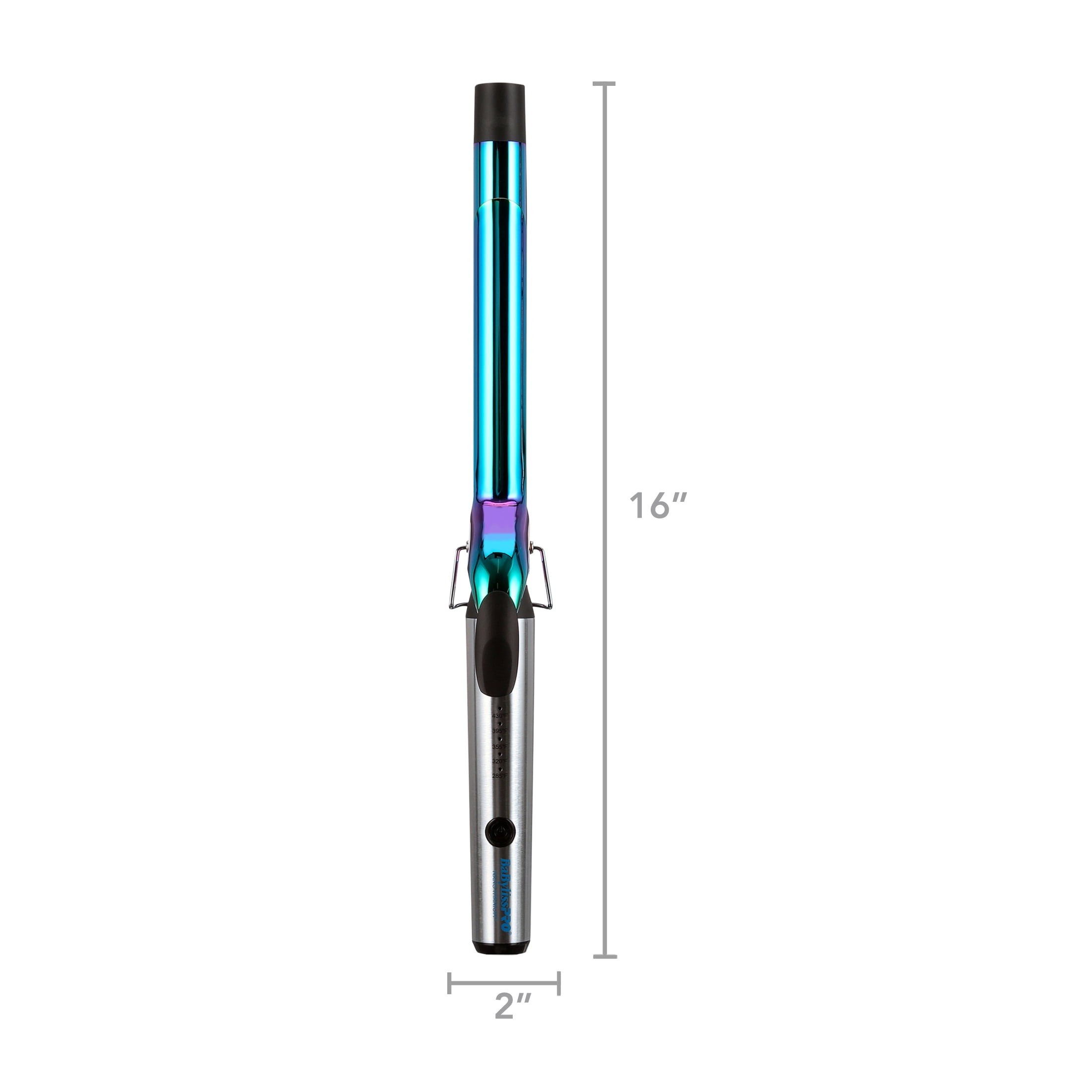 BabylissPRO Nano Titanium Limited Edition Iridescent 1" Extended Barrel Curl Iron - Image 6
