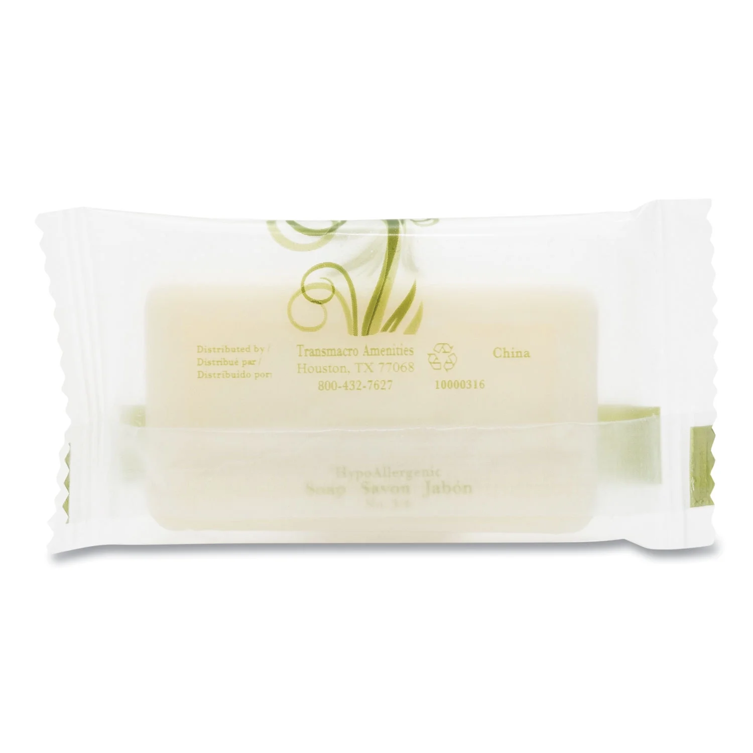 Pure & Natural Body and Facial Soap, Fresh Scent, # 3/4 Flow Wrap Bar, 1,000/Carton - Image 3