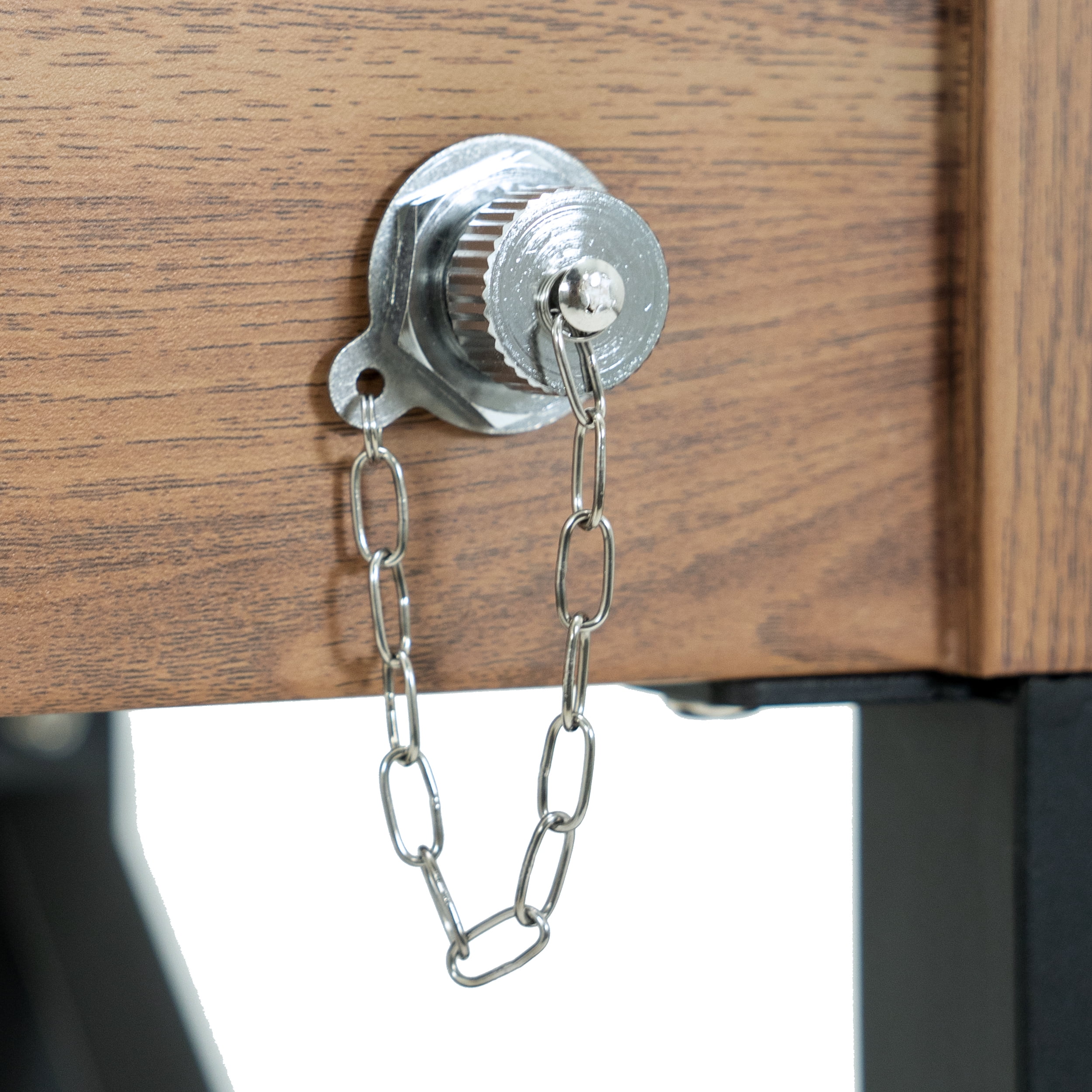 Permasteel 80-Qt Oak Wood Style Patio Cooler with Wicker Bottom - Image 2