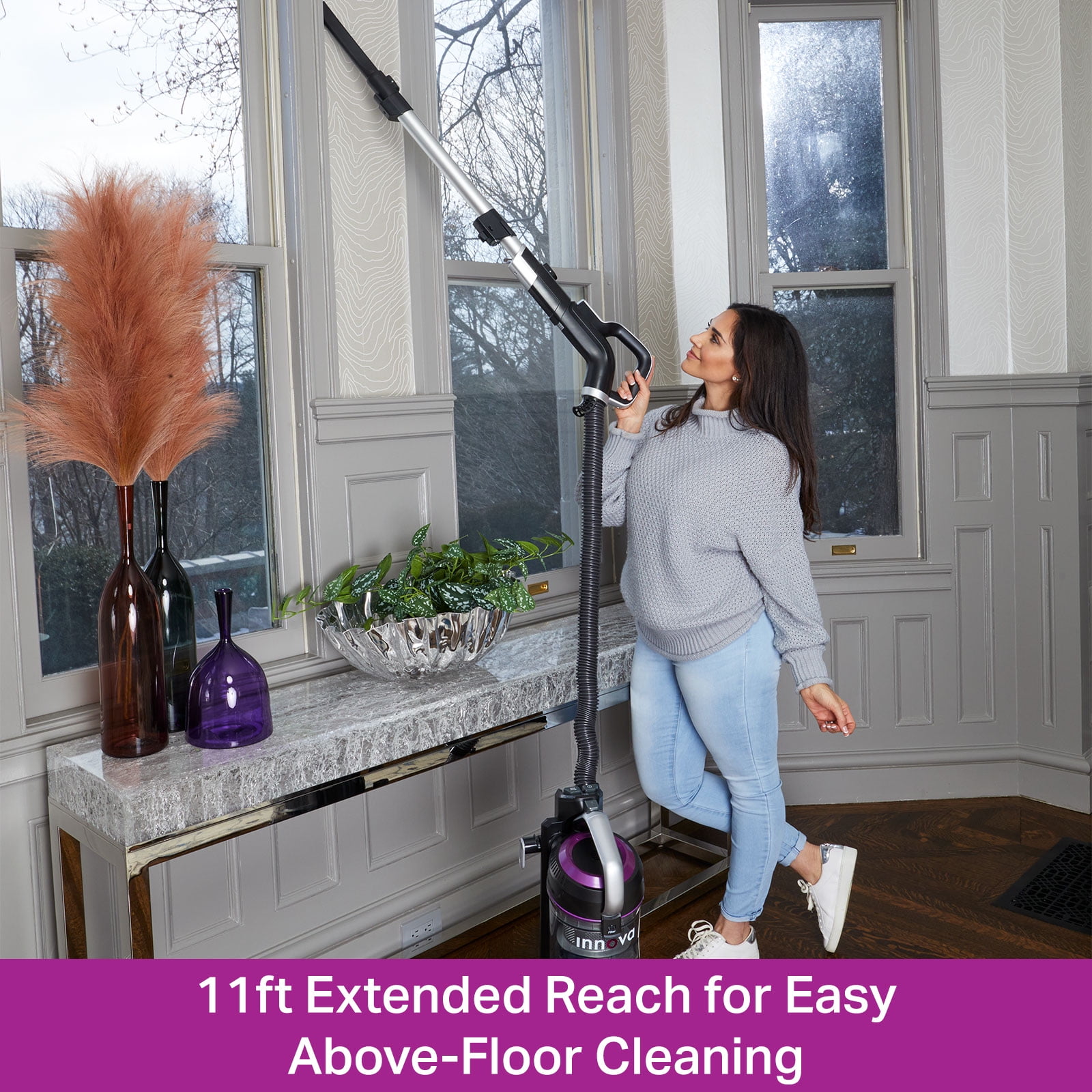 Innova by Eureka Upright Vacuum with Whirlwind Anti-Tangle Technology, NEU700, New - Image 5