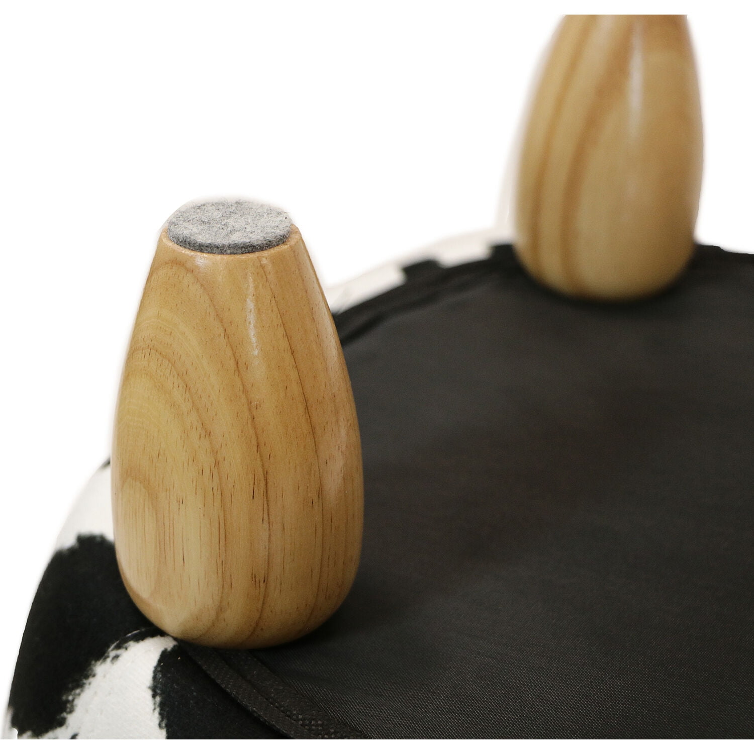 Critter Sitters 16-In. Seat Height Black-White Cow Animal Shape Pet House Ottoman - Furniture for Nursery, Bedroom, Playroom, and Living Room Decor - Image 12