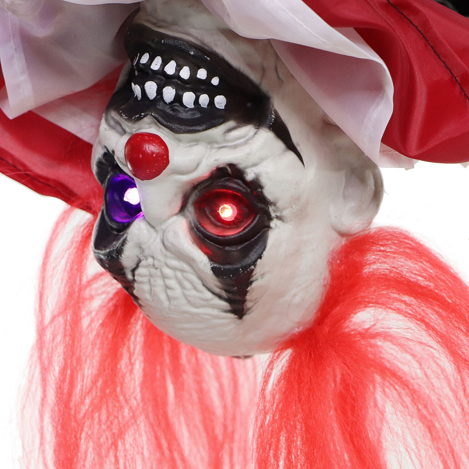 Haunted Hill Farm Clown Trapeze Animatronic with Lights and Sound - Image 8