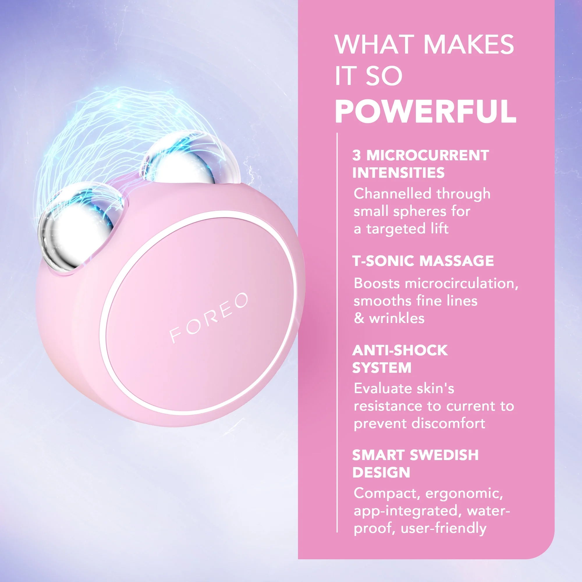 FOREO BEAR Mini Pearl Pink - Image 5