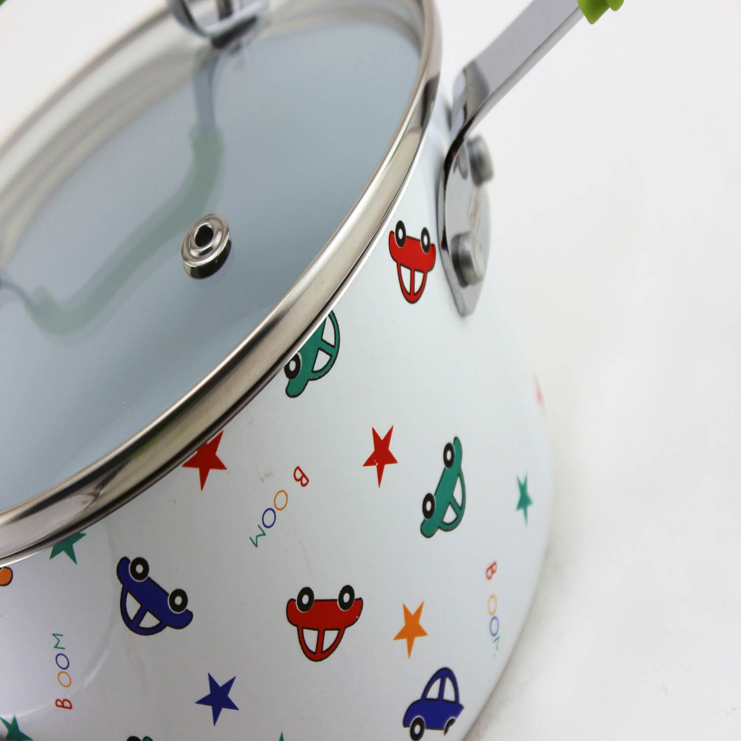 BergHOFF CookNCo 4Pc Mini Cookware Set Car Pattern - Image 4