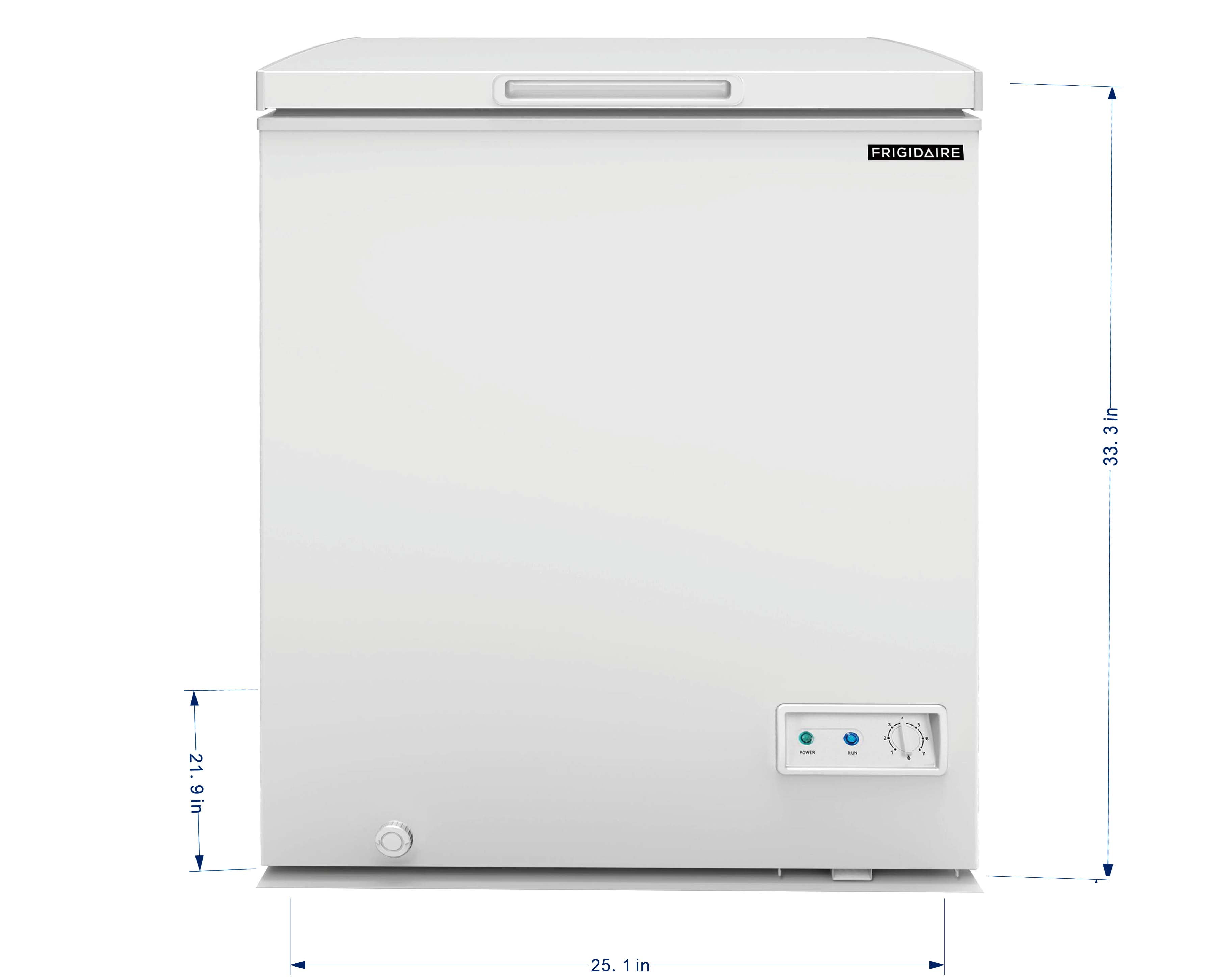 Frigidaire 5.0 Cu. ft. Chest Freezer, White , EFRF5003 - Image 3