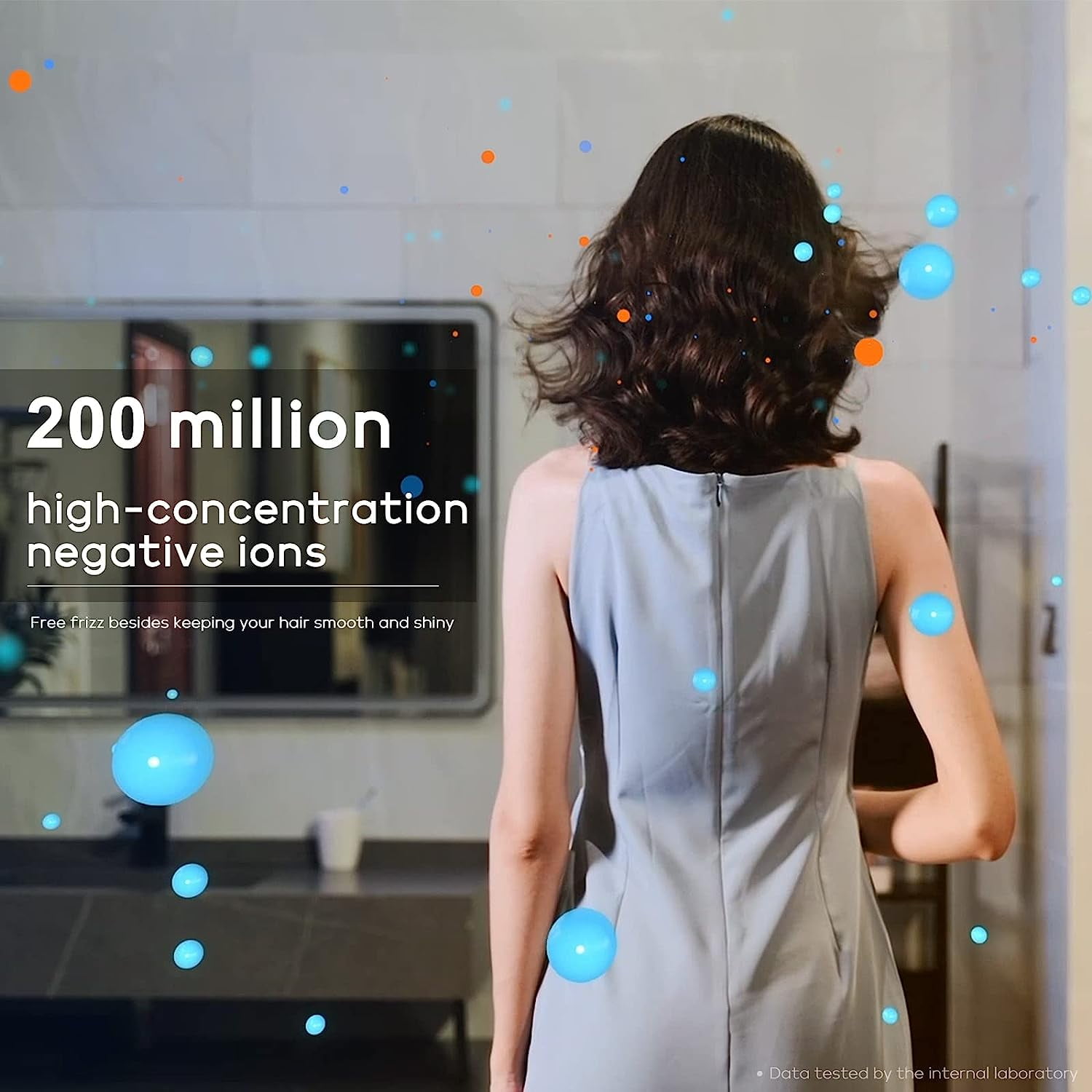 IG INGLAM MegaAIR Styler, 5 in 1 Hair Styler with 110,000 RPM, Ionic Hot Air Brush Set, High-Speed Hair Dryer Volumizing and Shape, Prussian Blue - Image 2