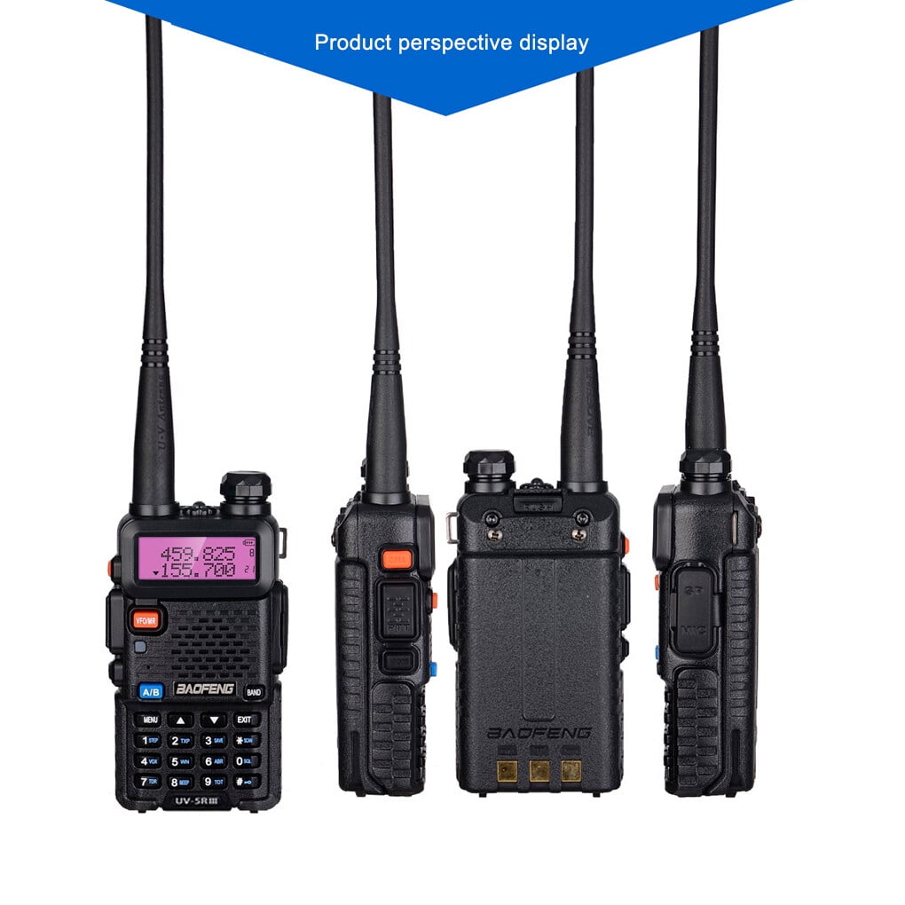 BAOFENG UV5R Walkie Talkie,Dual Band Two-Way Radio,Black 2 Pack Set - Image 3