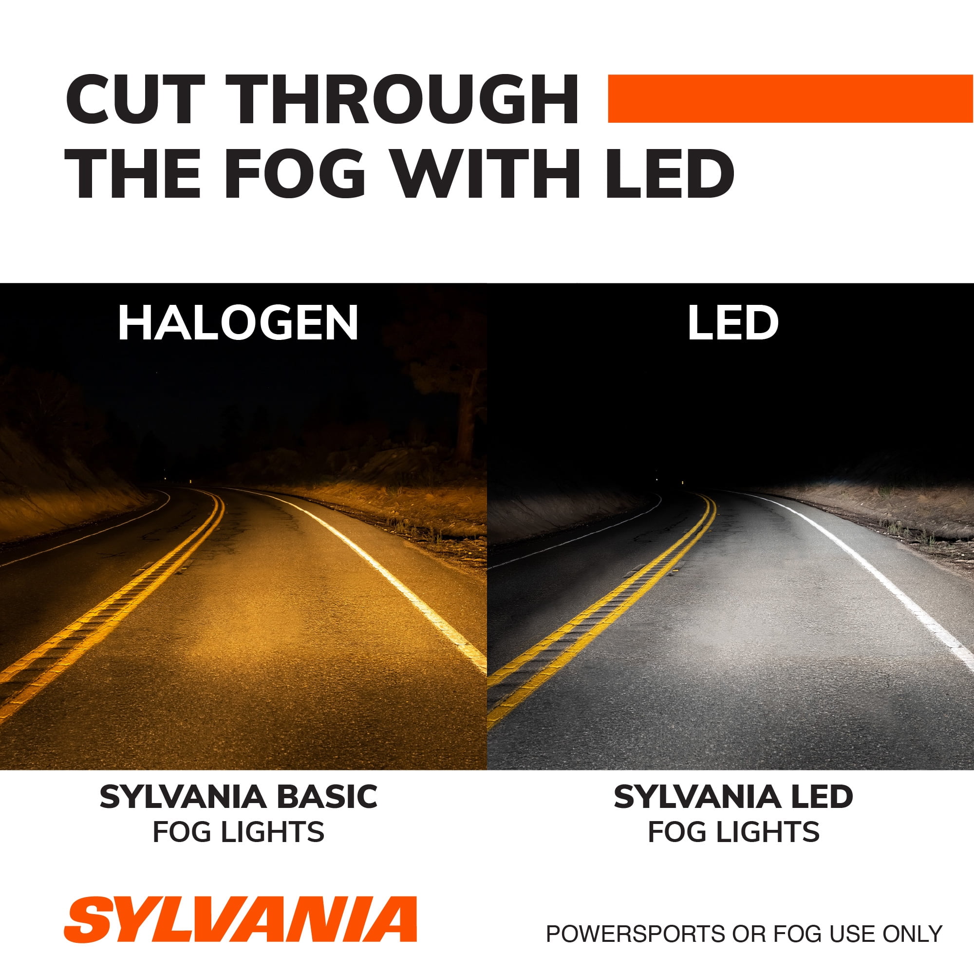 Sylvania H11 LED Fog Light and Powersport Bulb - 2 Pack, Compatible with Multiple Cars - Image 4