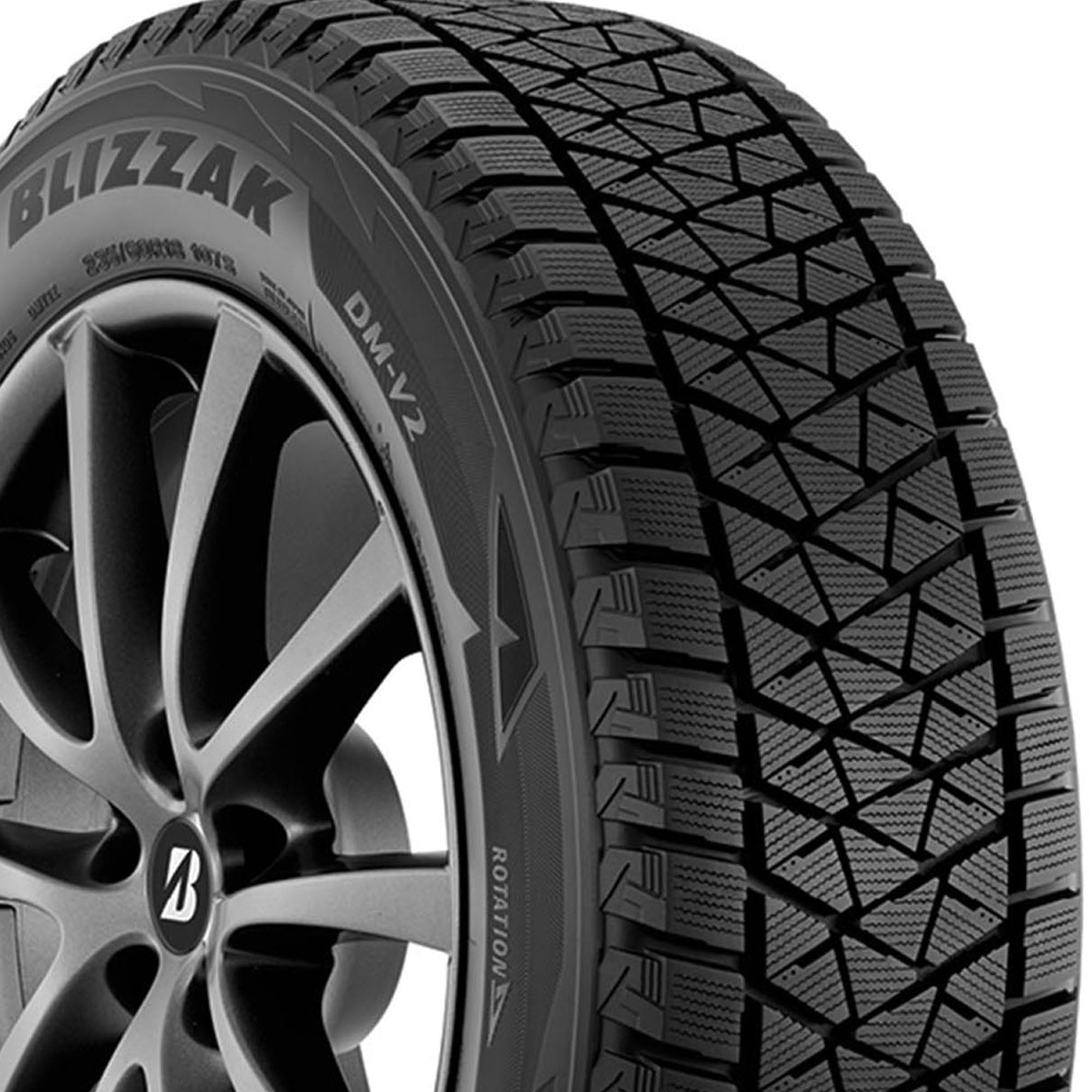 Bridgestone Blizzak DM-V2 Winter 275/50R22 111T XL Light Truck Tire - Image 4