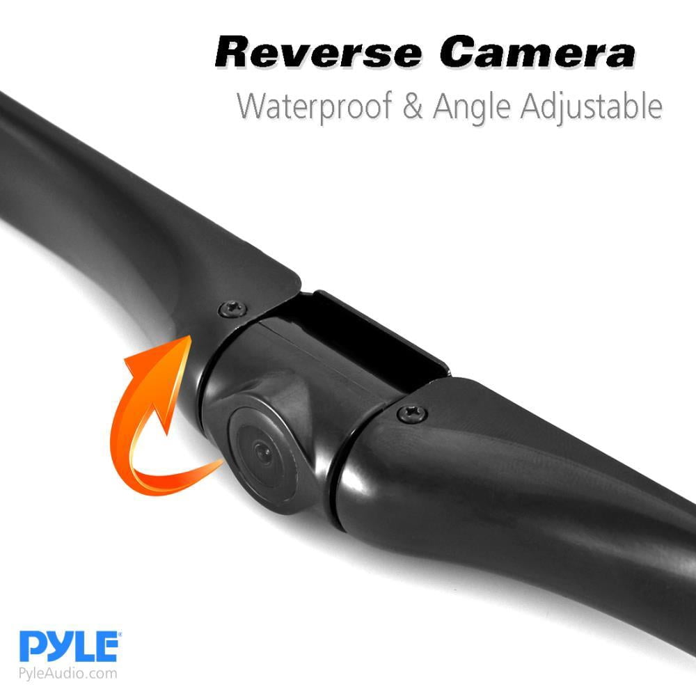 PYLE PLCM4500 - Backup Rear View Car Camera Monitor Screen System - Parking & Reverse Safety Distance Scale Lines, Waterproof, Night Vision, Pop-up Display, 4.3" LCD Video Color Display for Vehicles - Image 4