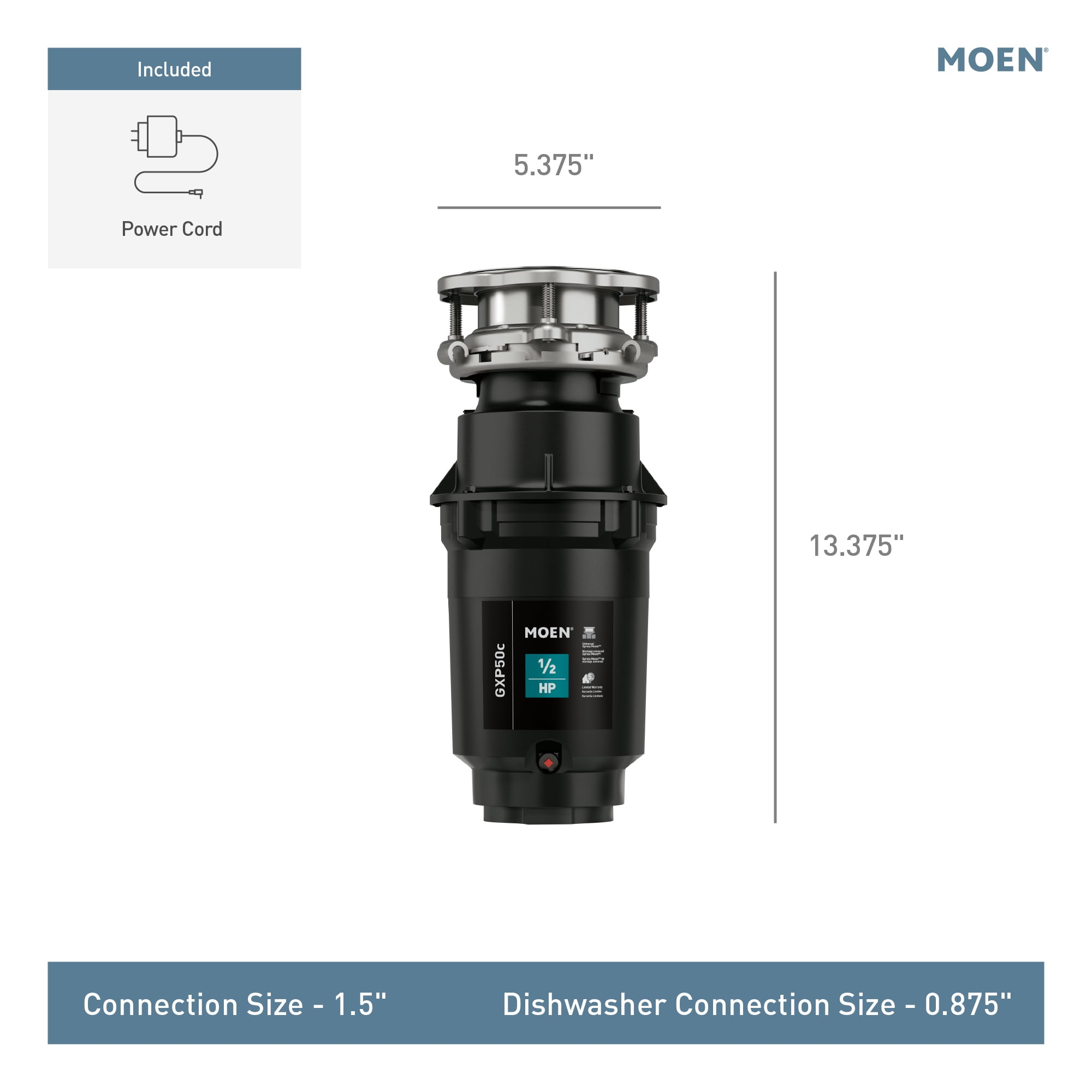 GX PRO 1/2HP GRBG DSPSAL (Pack of 1) - Image 8