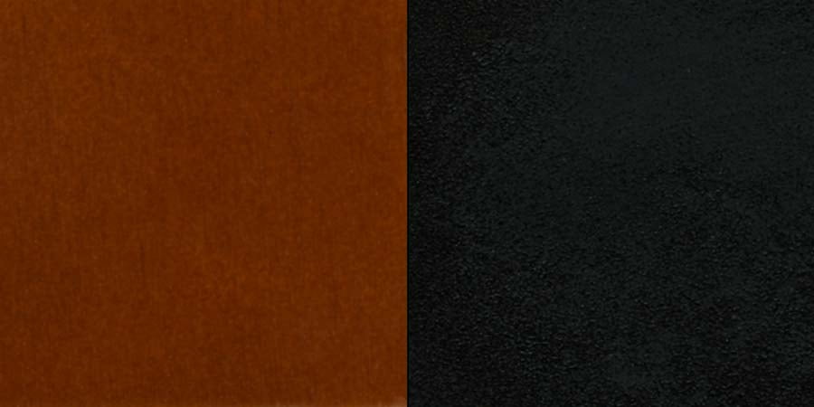 Flash Furniture HERCULES Series Black ''X'' Back Swivel Metal Barstool - Cherry Wood Seat - Image 6