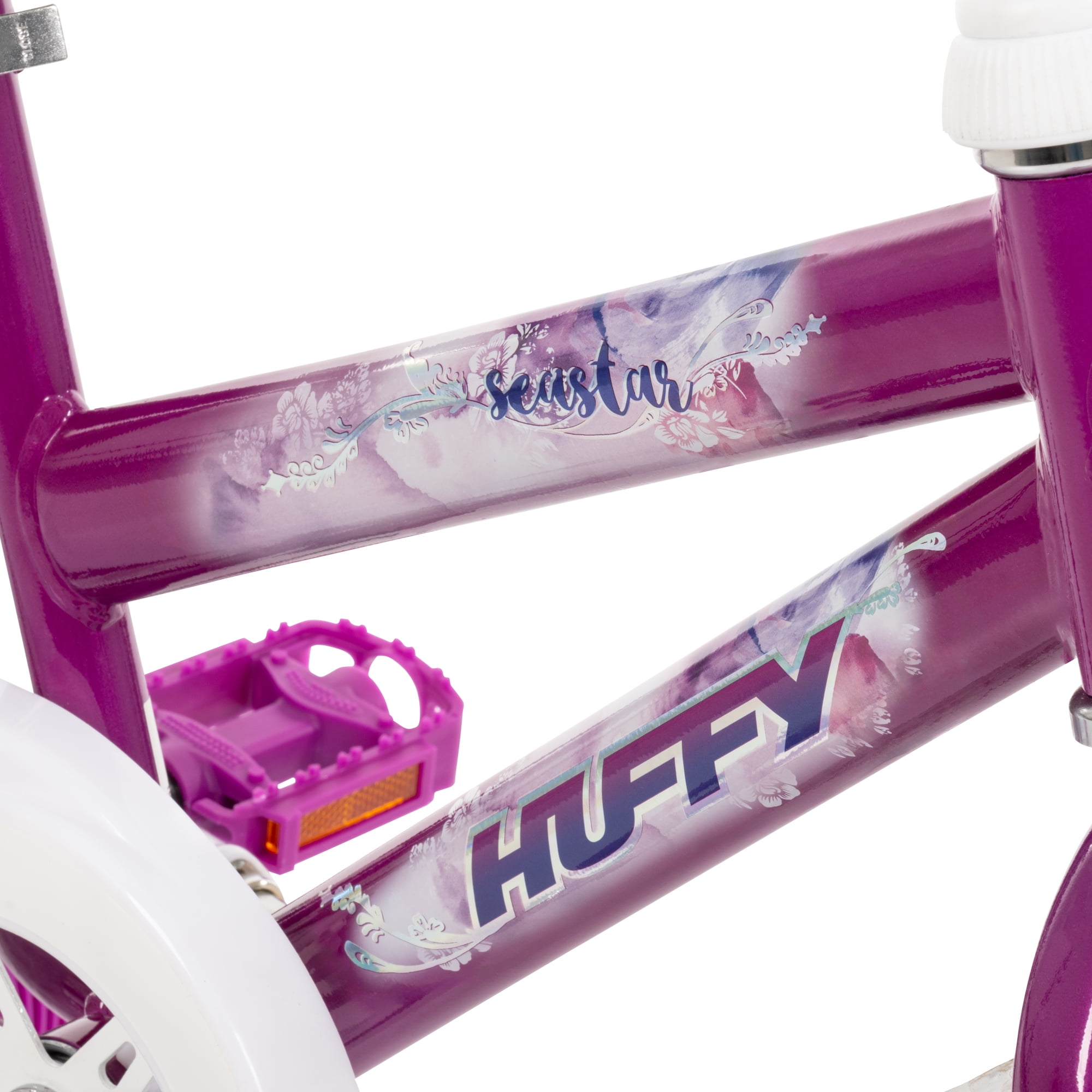 16" Sea Star Kids' Bike from Huffy, Fits Riders 42" - 48", Purple, Child, Girls - Image 12