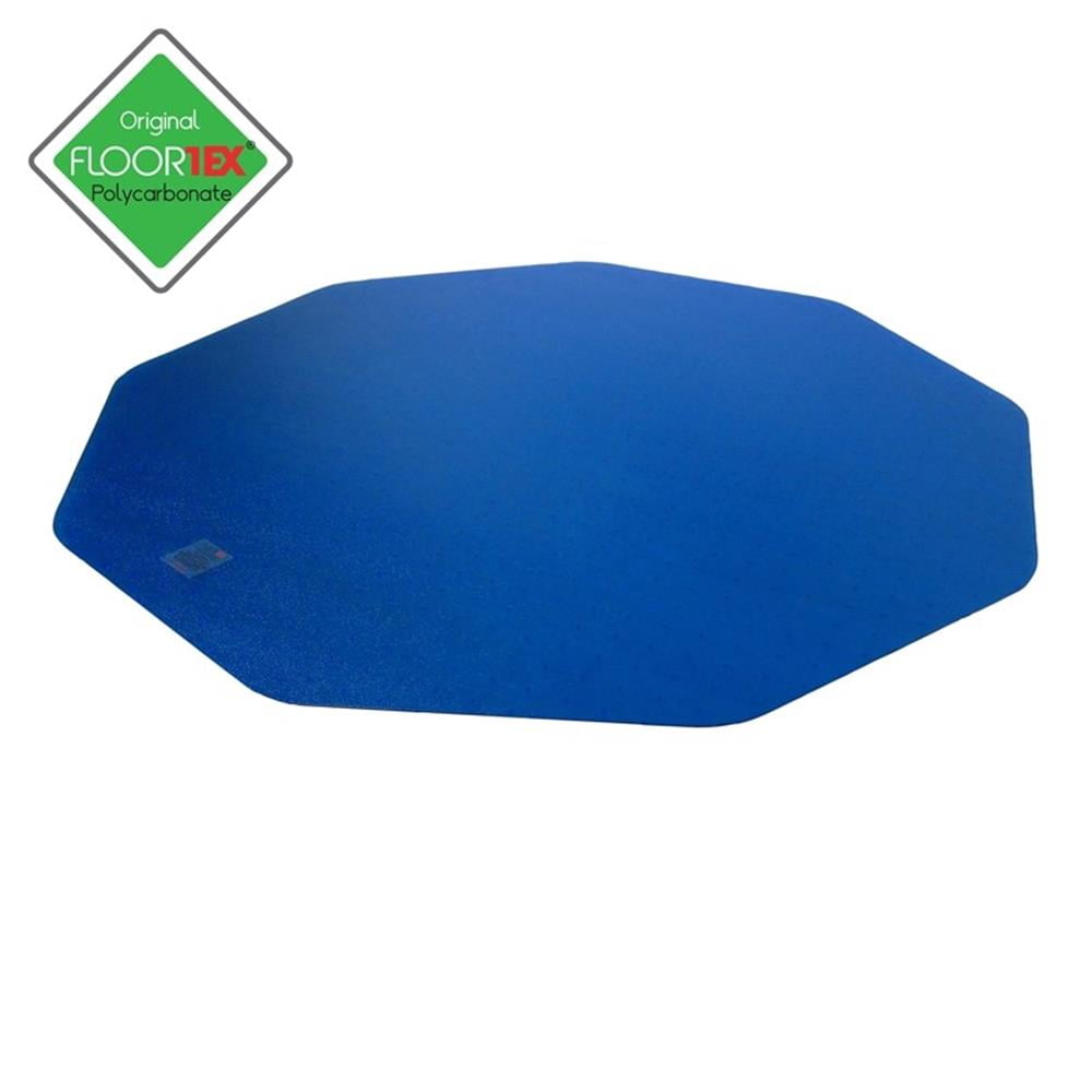 9Mat® Polycarbonate 9-Sided Blue Gaming Chair Mat for Carpets up to 1/2" - 38" x 39" - Image 5