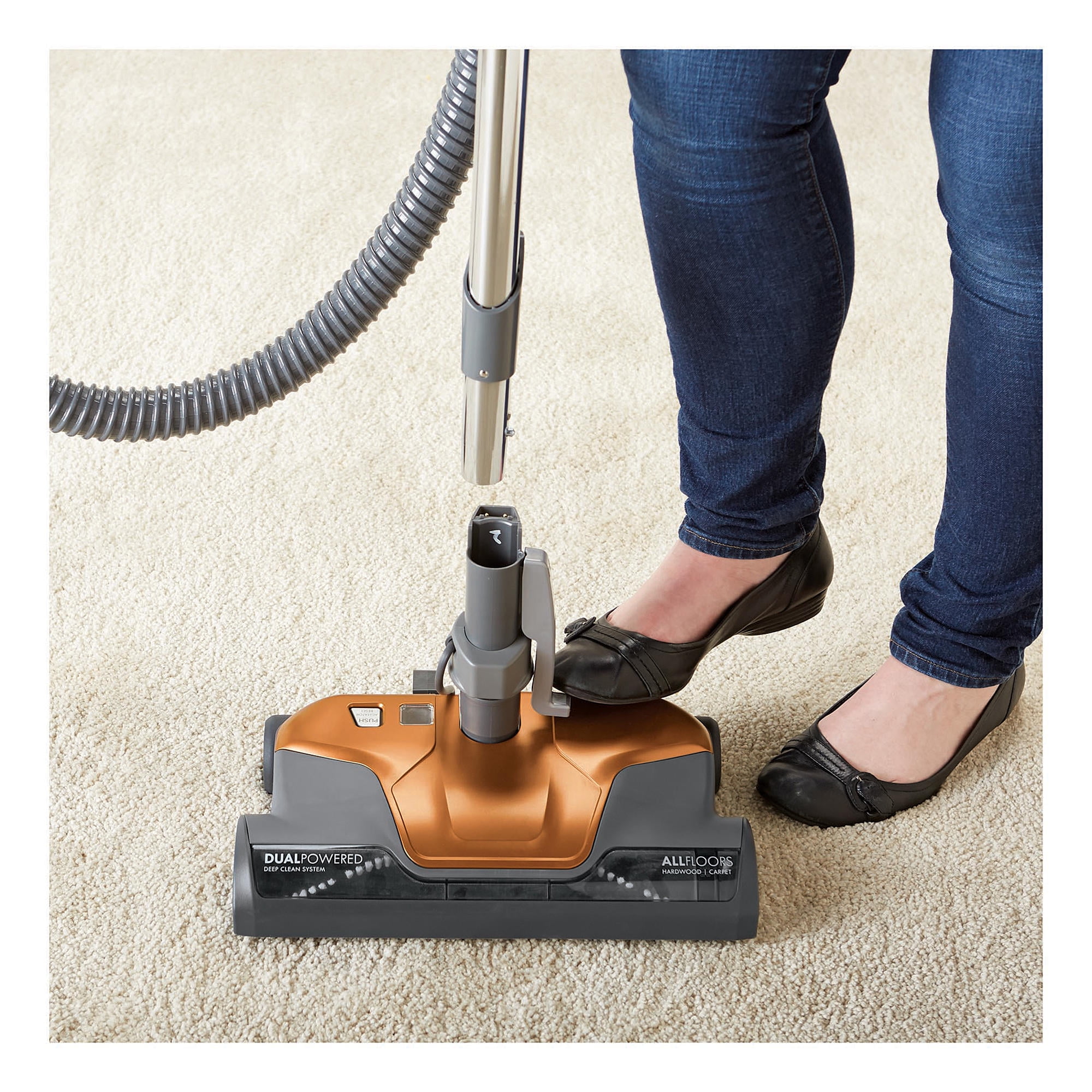 Kenmore 81214 200 Series Pet Friendly Lightweight Bagged Canister Vacuum with HEPA, 2 Motor System, and 3 Cleaning Tools-Orange - Image 7