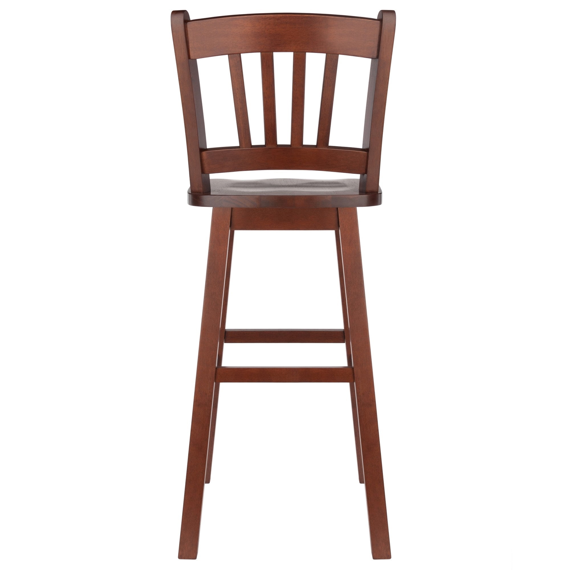 Winsome Wood Fina Swivel Seat Bar Stool, Walnut - Image 4