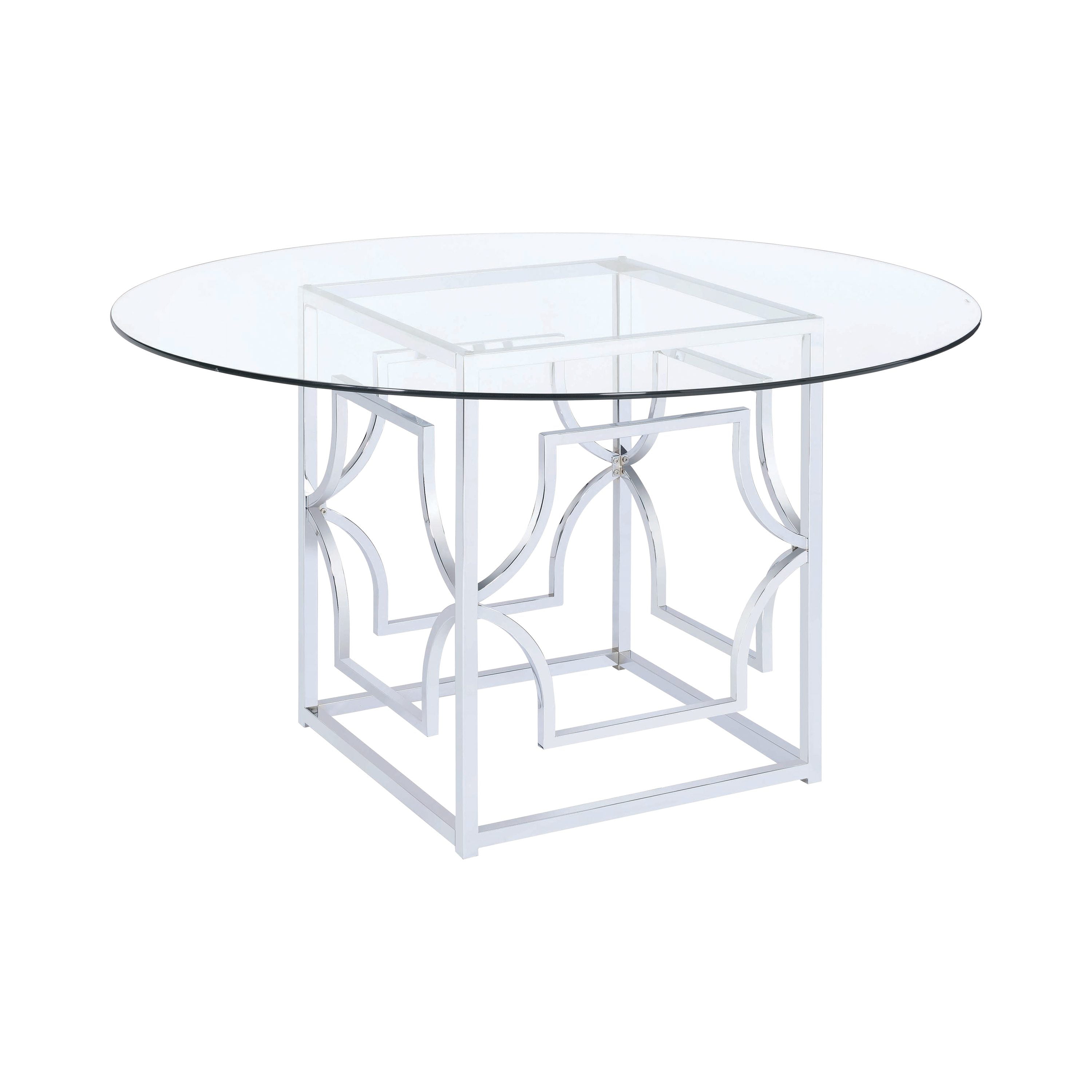 Starlight Dining Table Base Chrome - Image 4