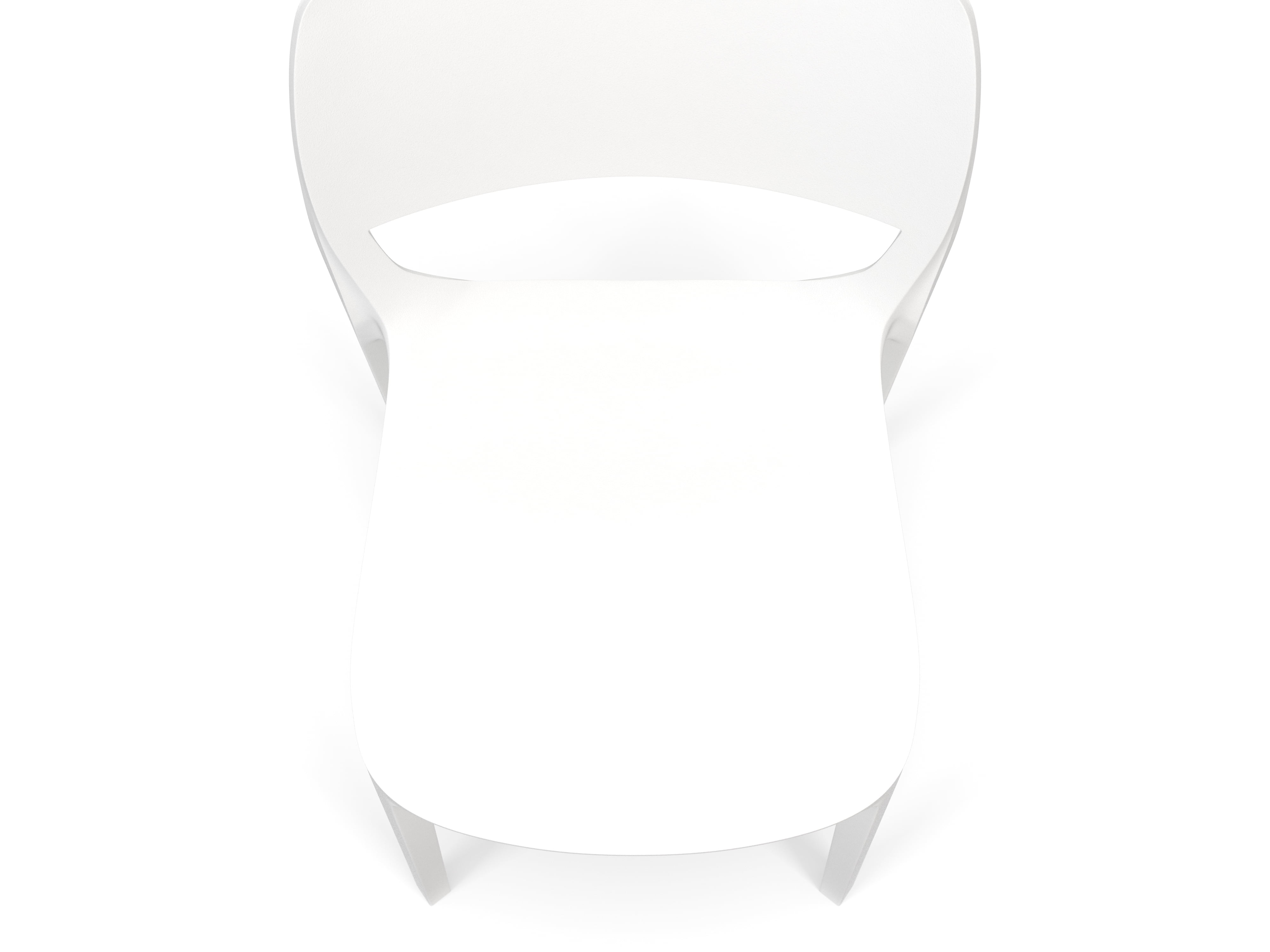 HON Basyx Prodigy Commercial-Grade 2-Pack Armless Stackable Chair, Indoor & Outdoor Chair, in White (BSXVL332WT) - Image 5
