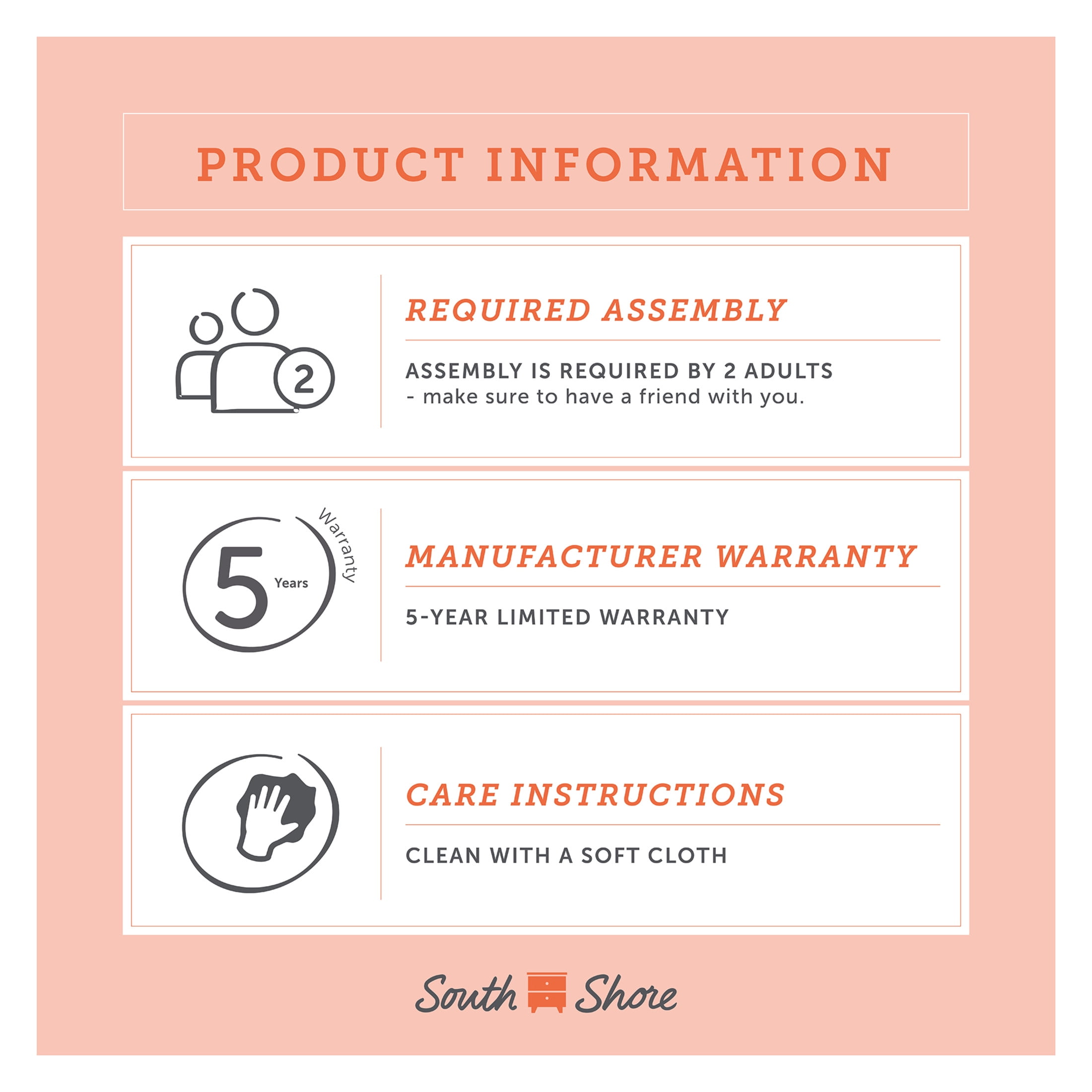 South Shore Step One Essential, Contemporary Nightstand, Beige - Image 7