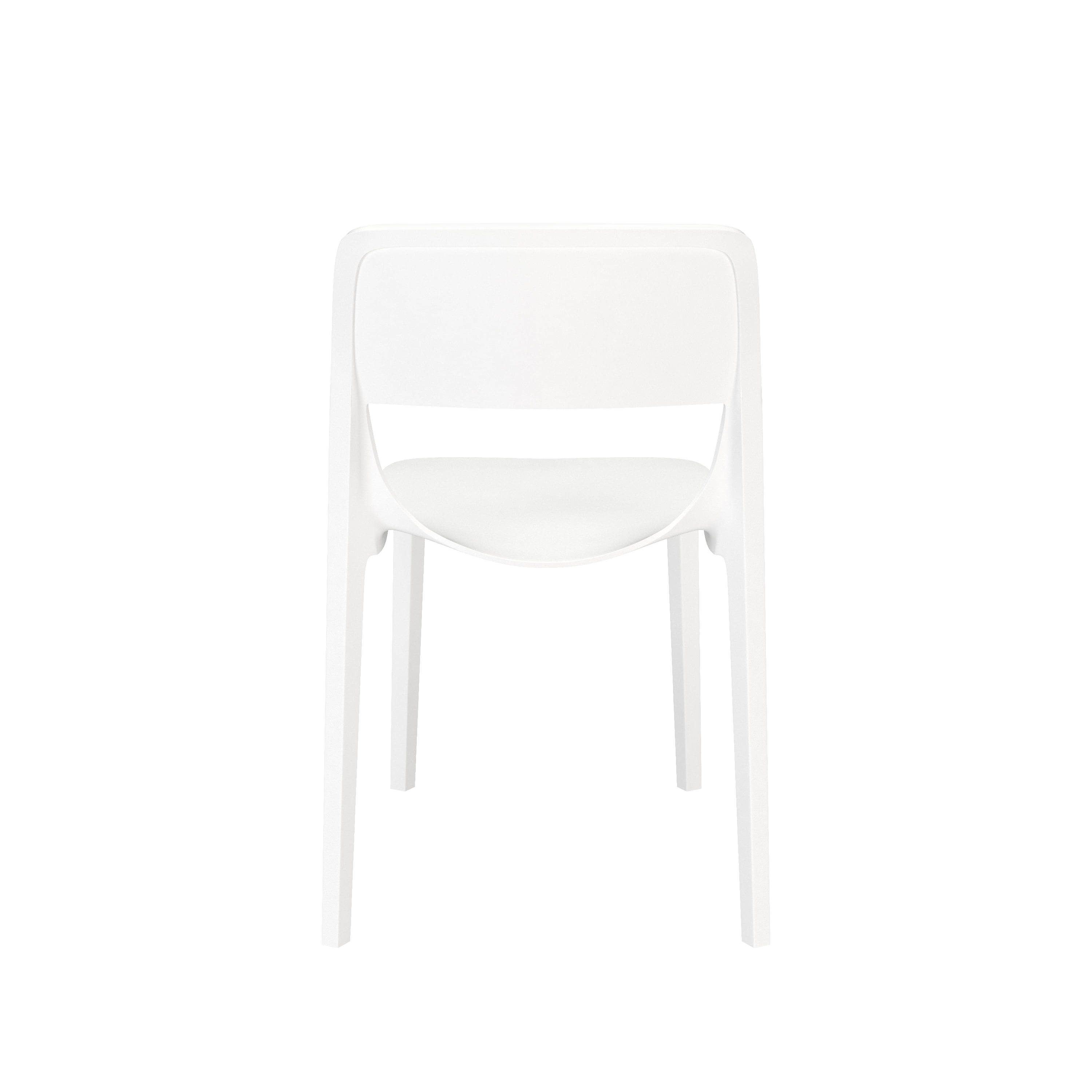 HON Basyx Prodigy Commercial-Grade 2-Pack Armless Stackable Chair, Indoor & Outdoor Chair, in White (BSXVL332WT) - Image 11