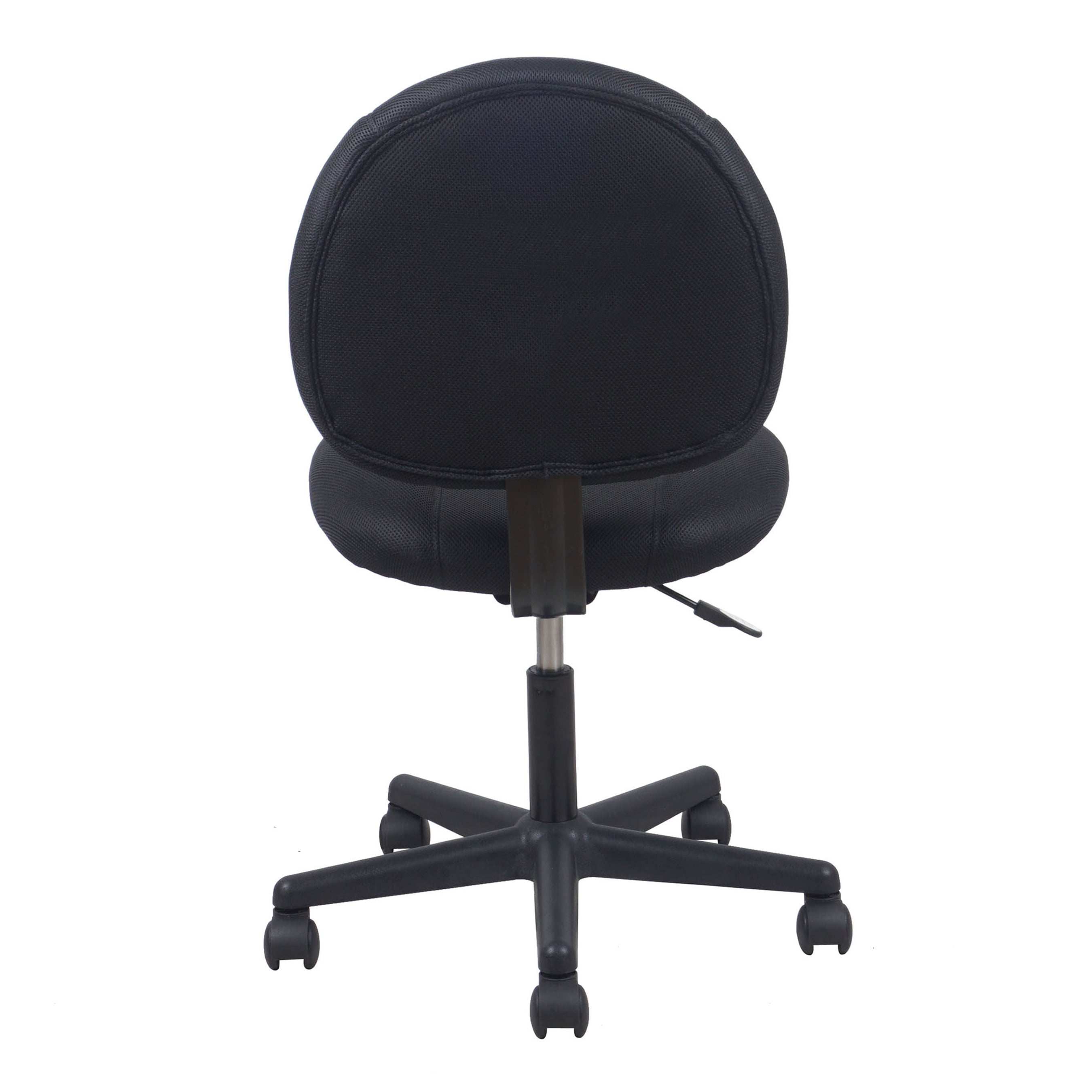 OFM Essentials Collection Upholstered Armless Swivel Task Chair, in Black (ESS-3060) - Image 2