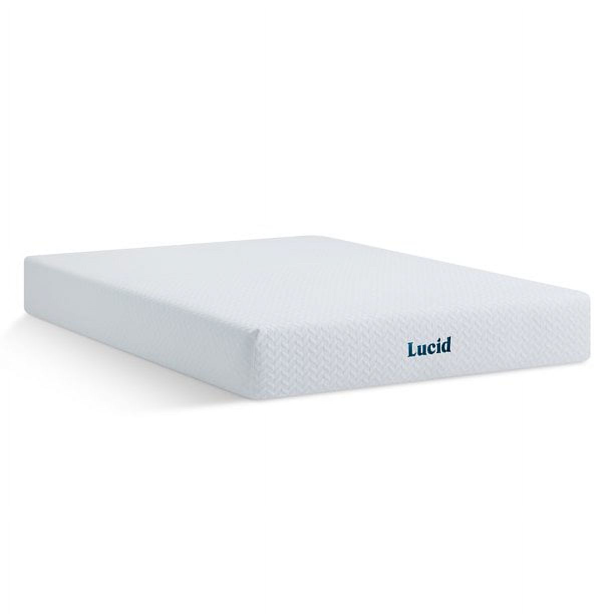Lucid Refresh Queen Tight Top 10" Firm Memory Foam Mattress with Gel Infusion and Ventilation - Image 11