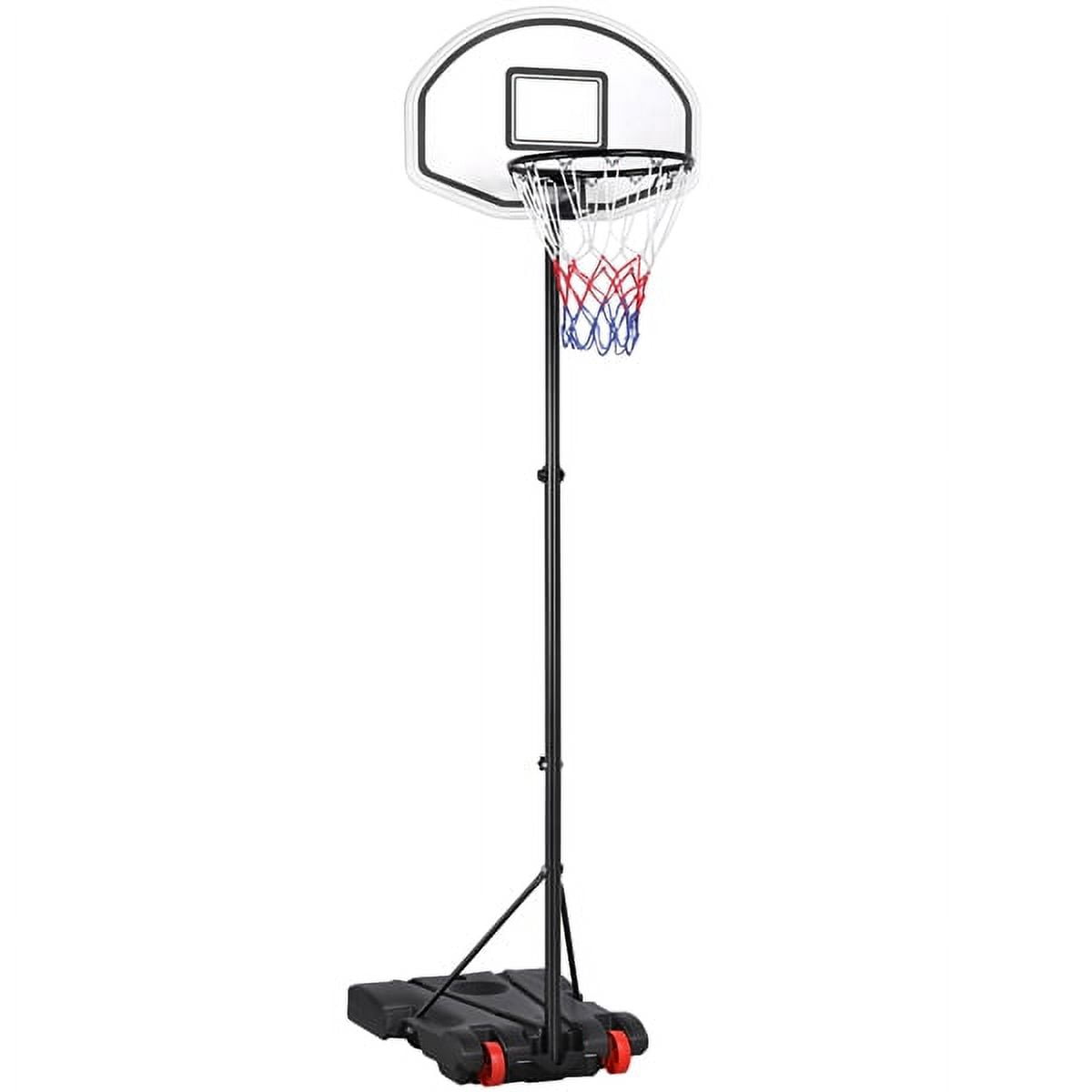 Alden Design 6.4-8.2 ft Adjustable Height Basketball Hoop System Indoor/Outdoor ( Kids/Youth) - Image 11