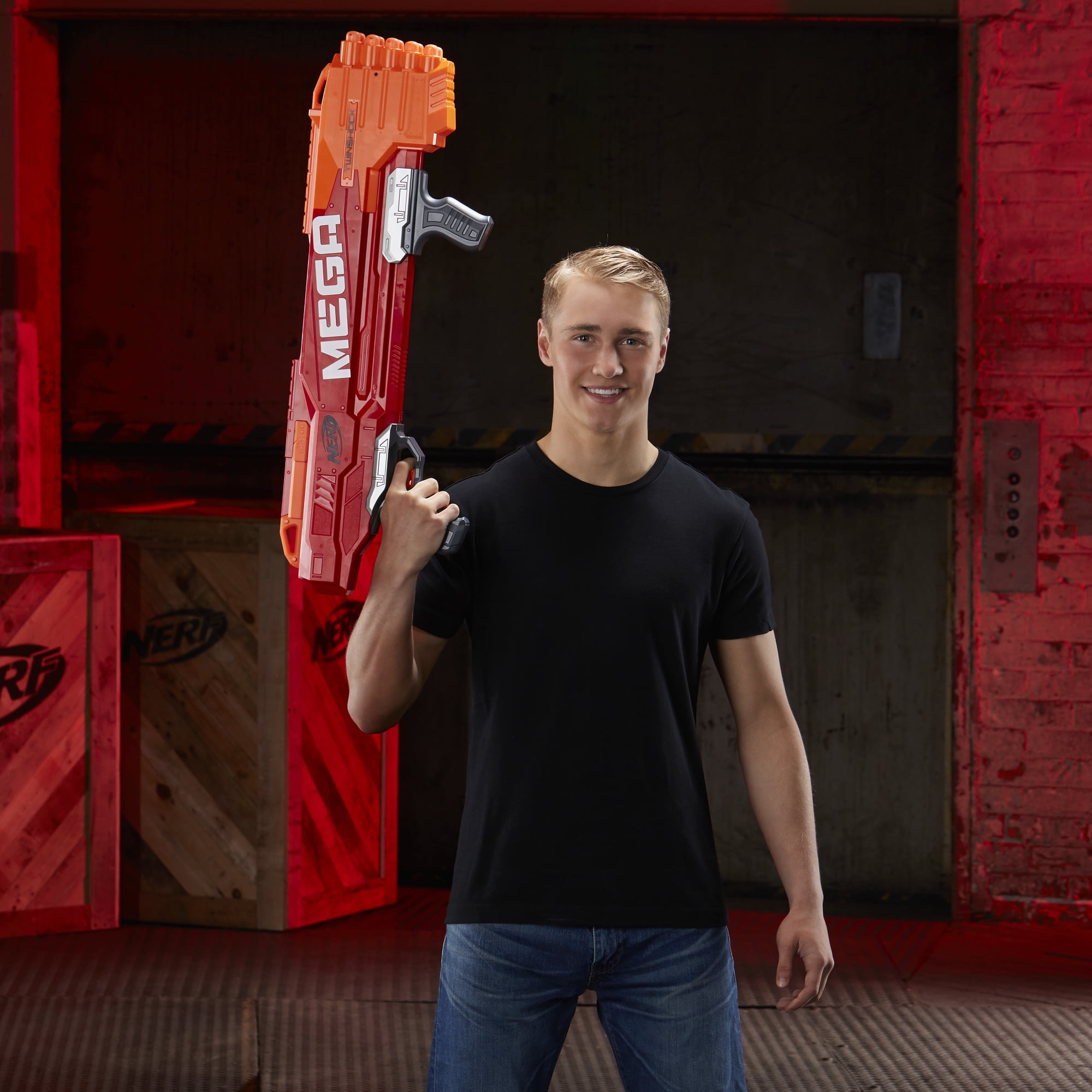 Nerf Mega TwinShock Blaster, 10 Official Nerf Darts - Image 9