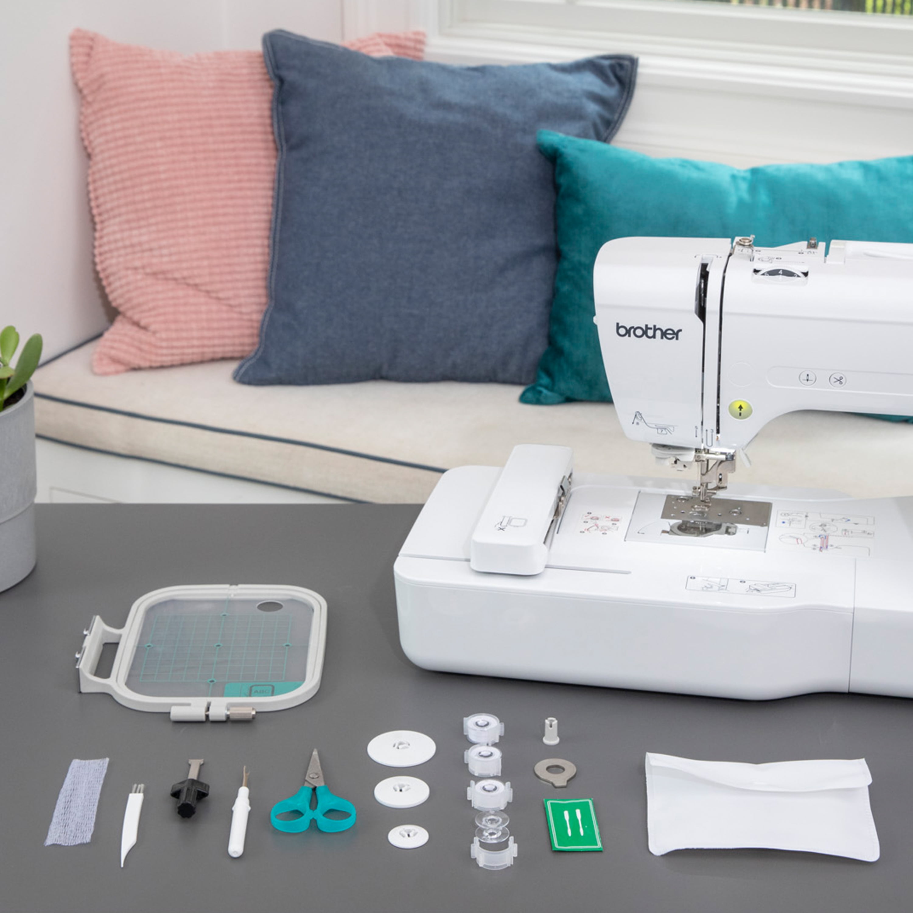 Brother PE545 Embroidery Machine with Built-in Designs and Wireless Connectivity - Image 5