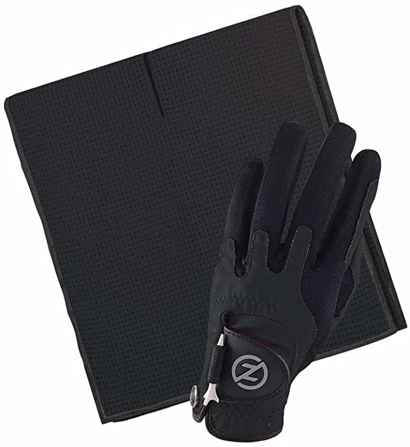 Zero Friction Stand Bag (6-way top, Gray, Bonus Towel and Glove) Golf NEW - Image 7