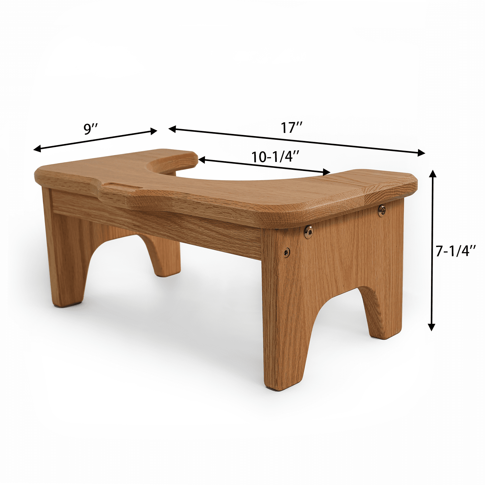 CONSDAN Squatting Toilet Stool, Bathroom Stool, Poop Stool, Step Stools for Kids (Natural Color) - Image 7
