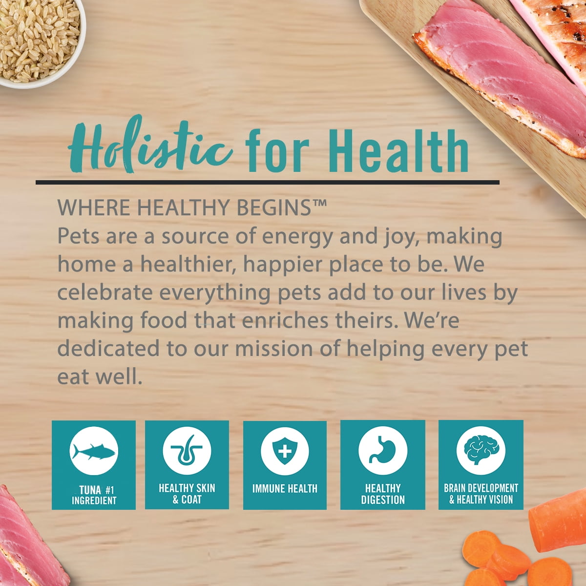 Chicken Soup for the Soul Indoor Cat Food - Tuna & Brown Rice Dry Recipe, 13.5 lb - Image 2