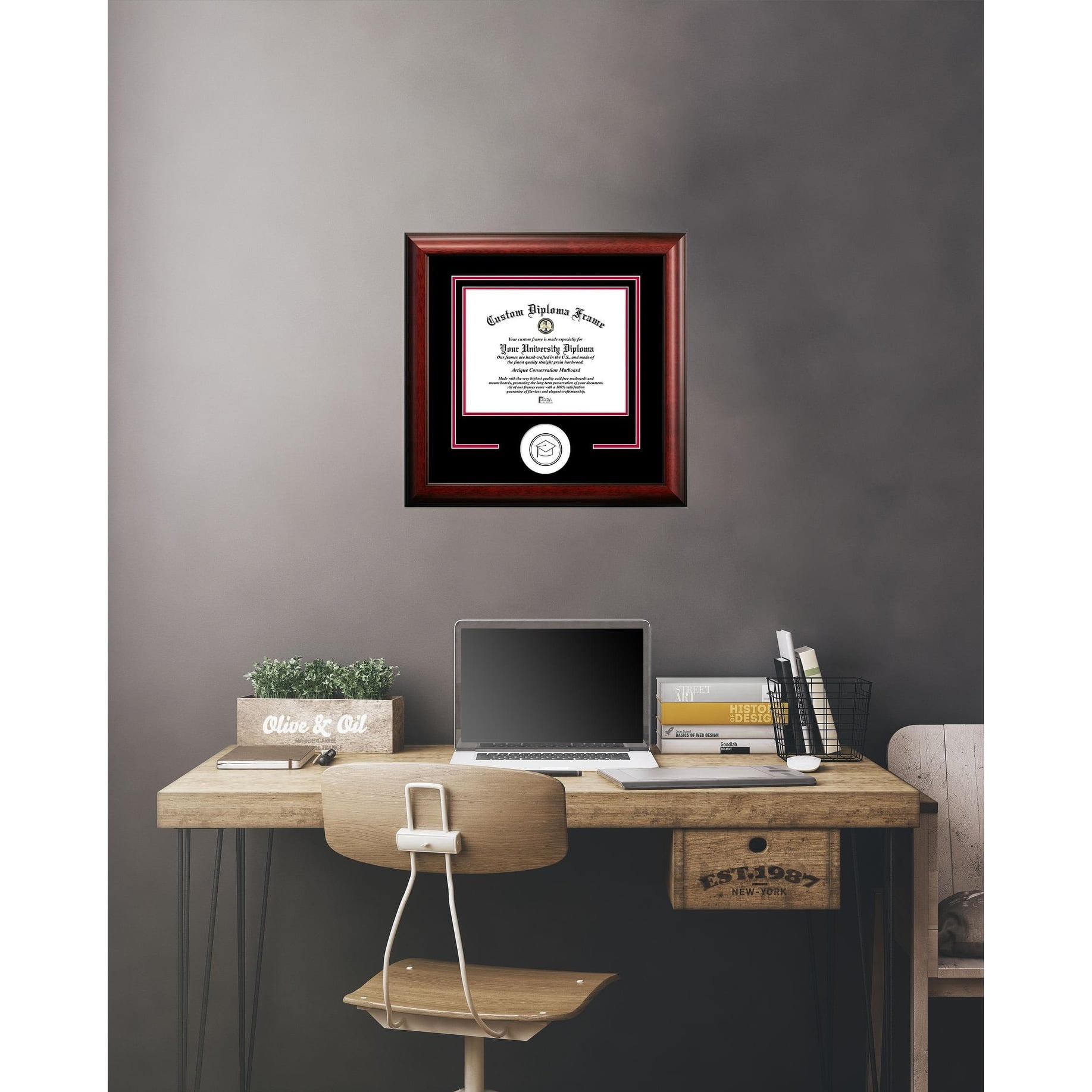 University Frames Kent State University 9w x 7h Spirit Diploma Frame - Image 3
