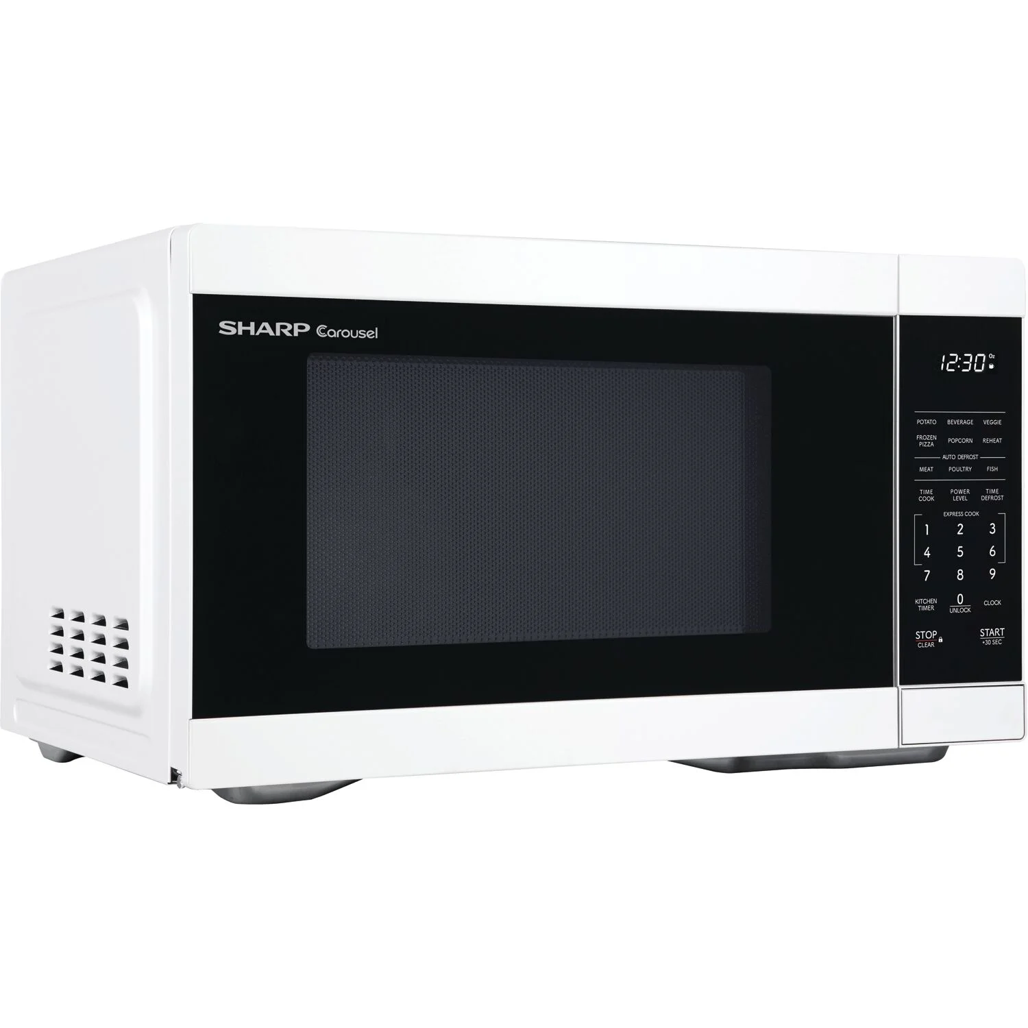 Sharp 1.1 CF Countertop Microwave Oven in White , ZSMC1161KW - Image 7