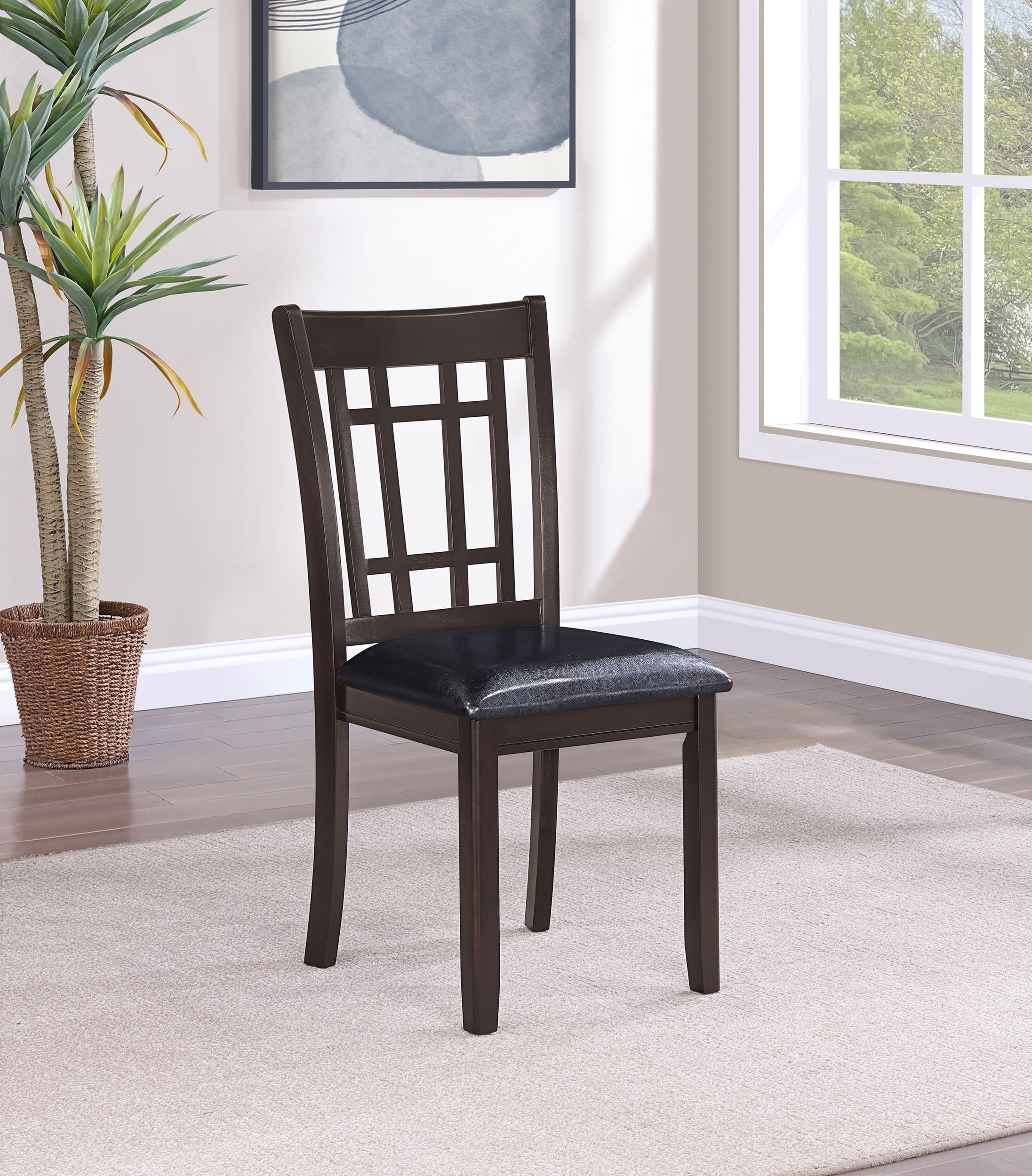 Lavon Wood Dining Side Chair Espresso (Set of 2) - Image 6