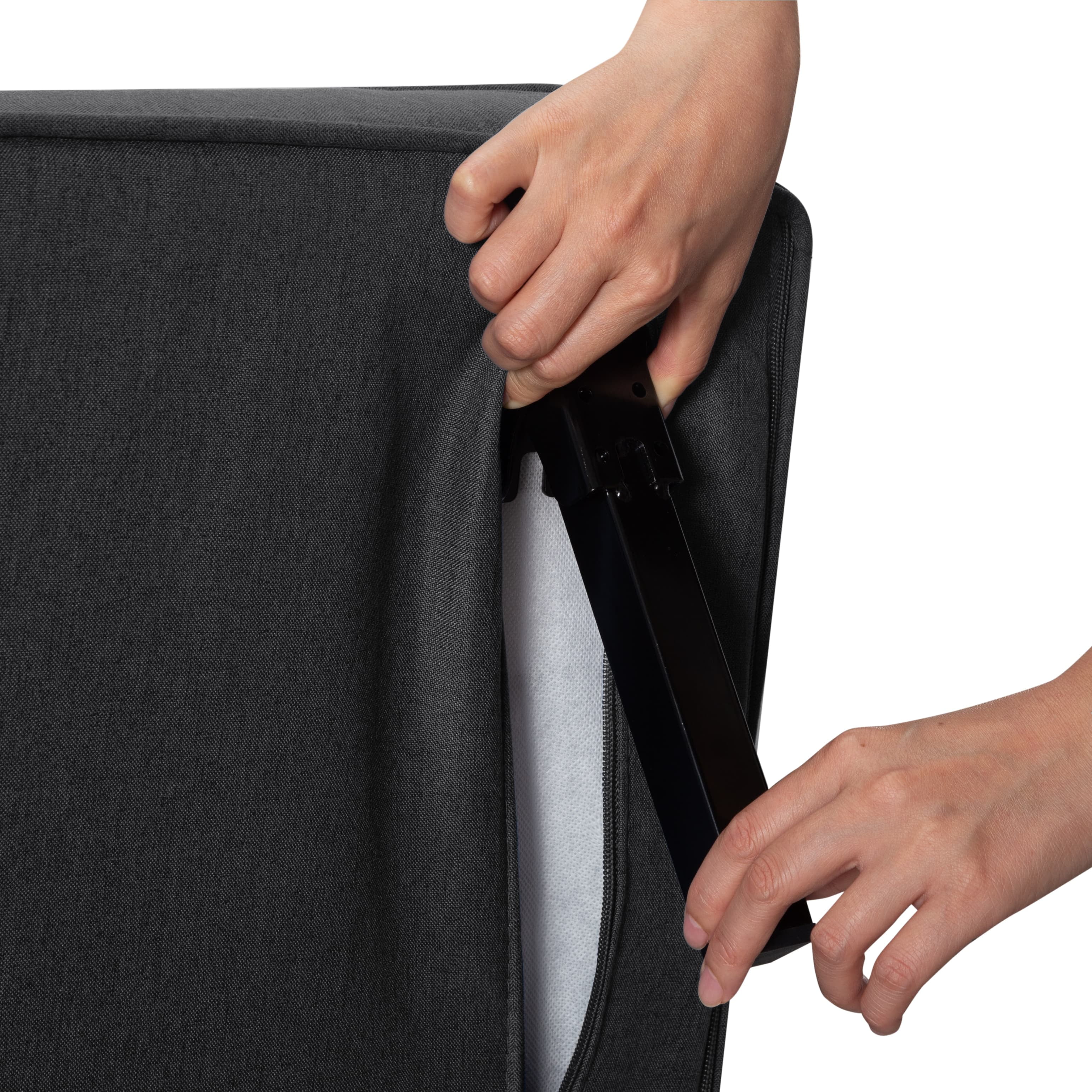 BSHTI 26”Folding Arm Chair Lounge 4-in-1, Convertible Sofa Bed, Modern Sofa Bed,for Small Spaces,Living Room,Guest Room,Office(Dark Gray) - Image 31