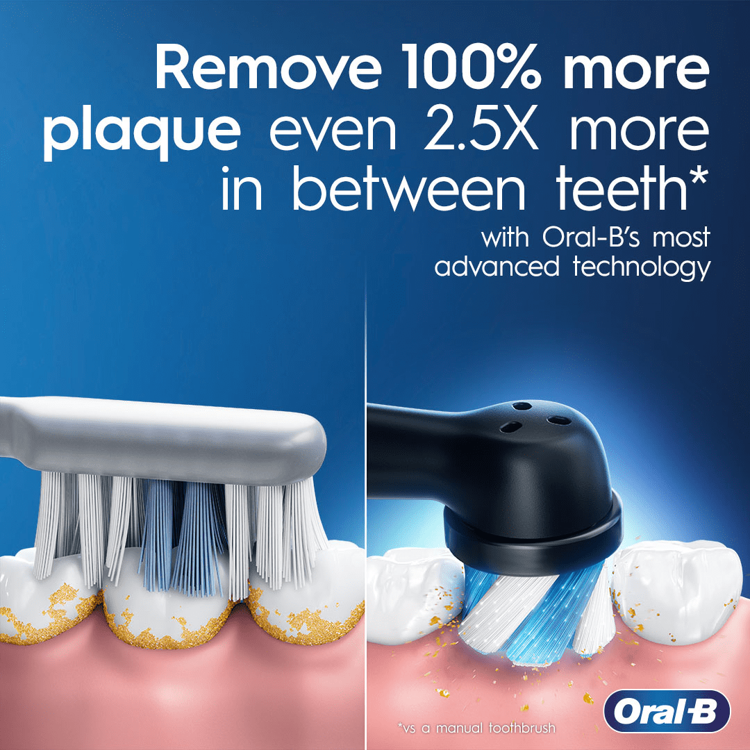 Oral-B iO Series 4 Electric Toothbrush with 1 Brush Head, Rechargeable, White, Adults & Children 3+ - Image 6