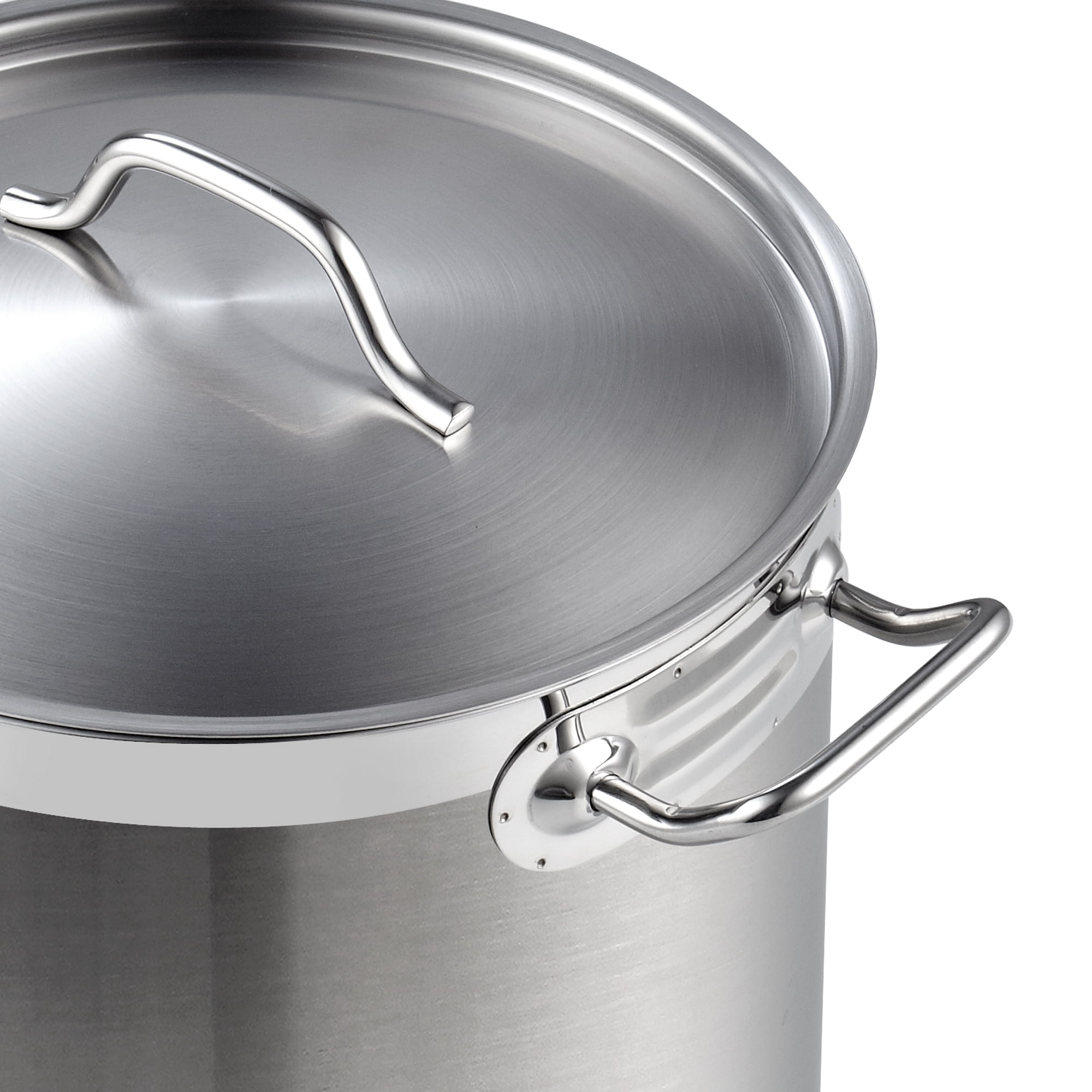 Cooks Standard Stainless Steel Stockpots, 30 Quart Professional Grade Large Stock Pot with Lid, Oven Safe Kitchen Big Pot for Cooking, Silver - Image 6