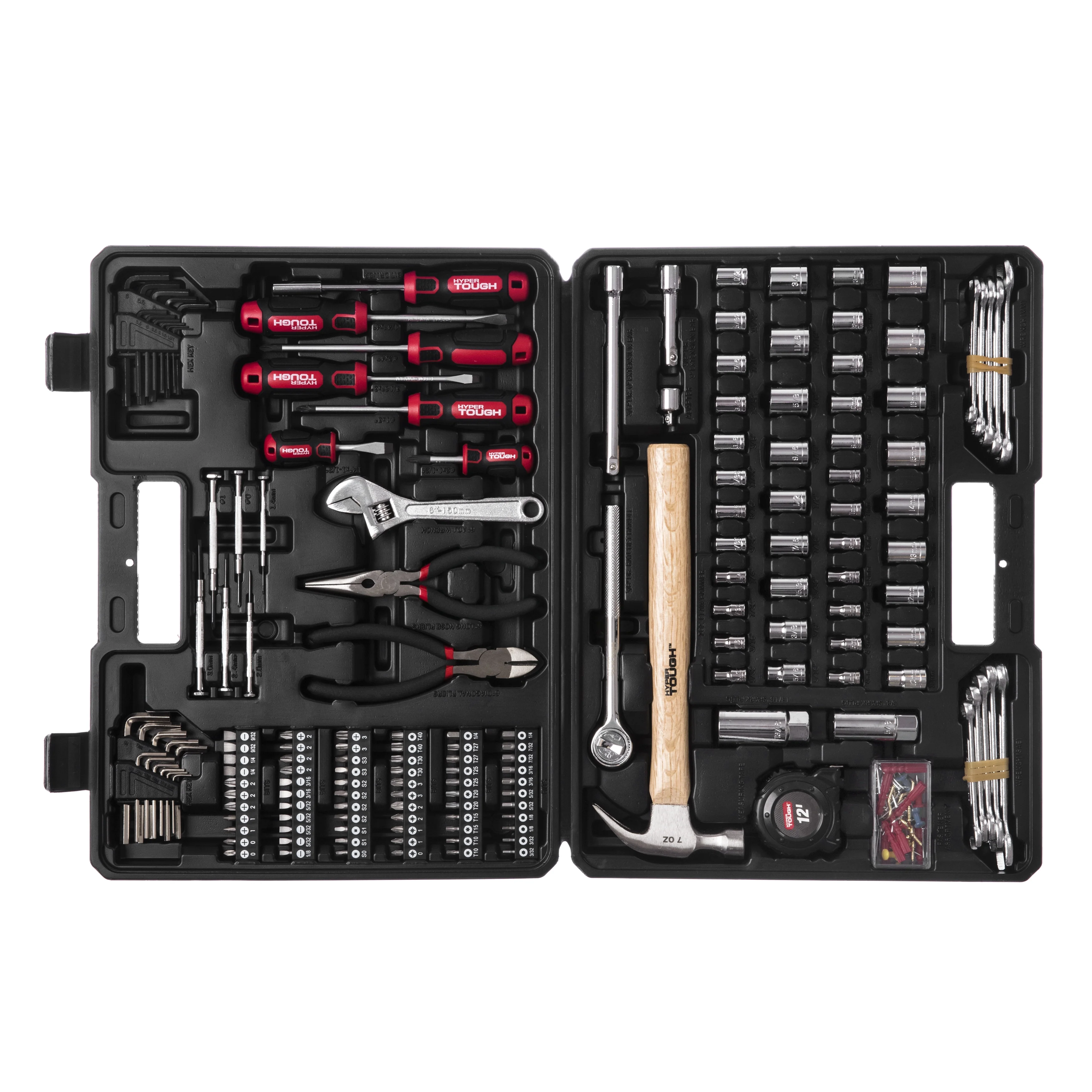 Hyper Tough 215 Piece SAE/mm Multi Tool Home Repair Tool Set, New Condition - Image 6