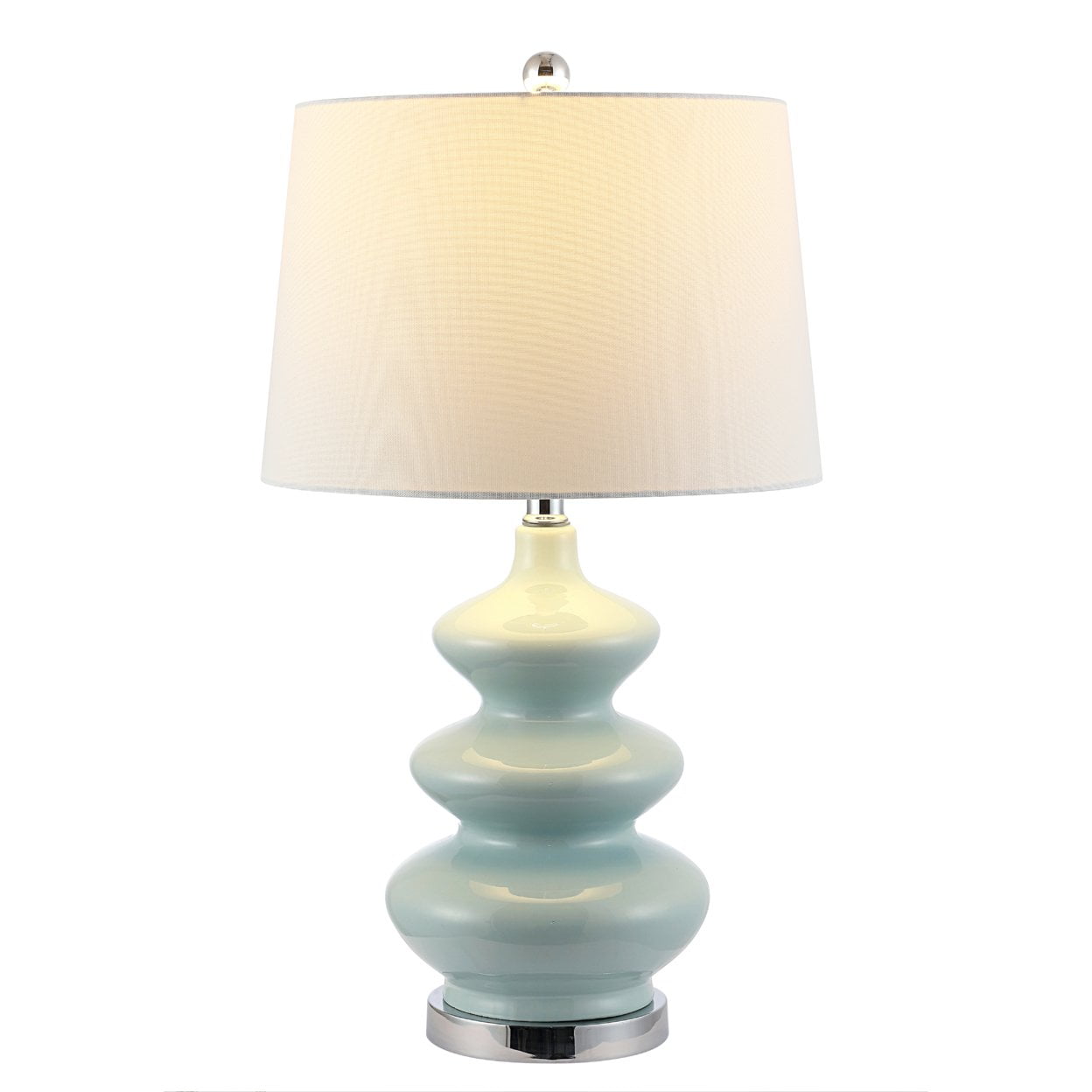 Safavieh Brielle 27.5 in. Solid Pagoda Table Lamp, Blue - Image 4