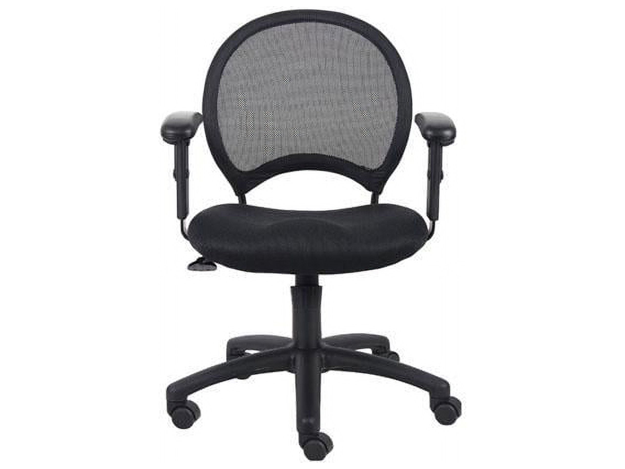 Boss Office Products Mesh Chair With Adjustable Arms - Image 5