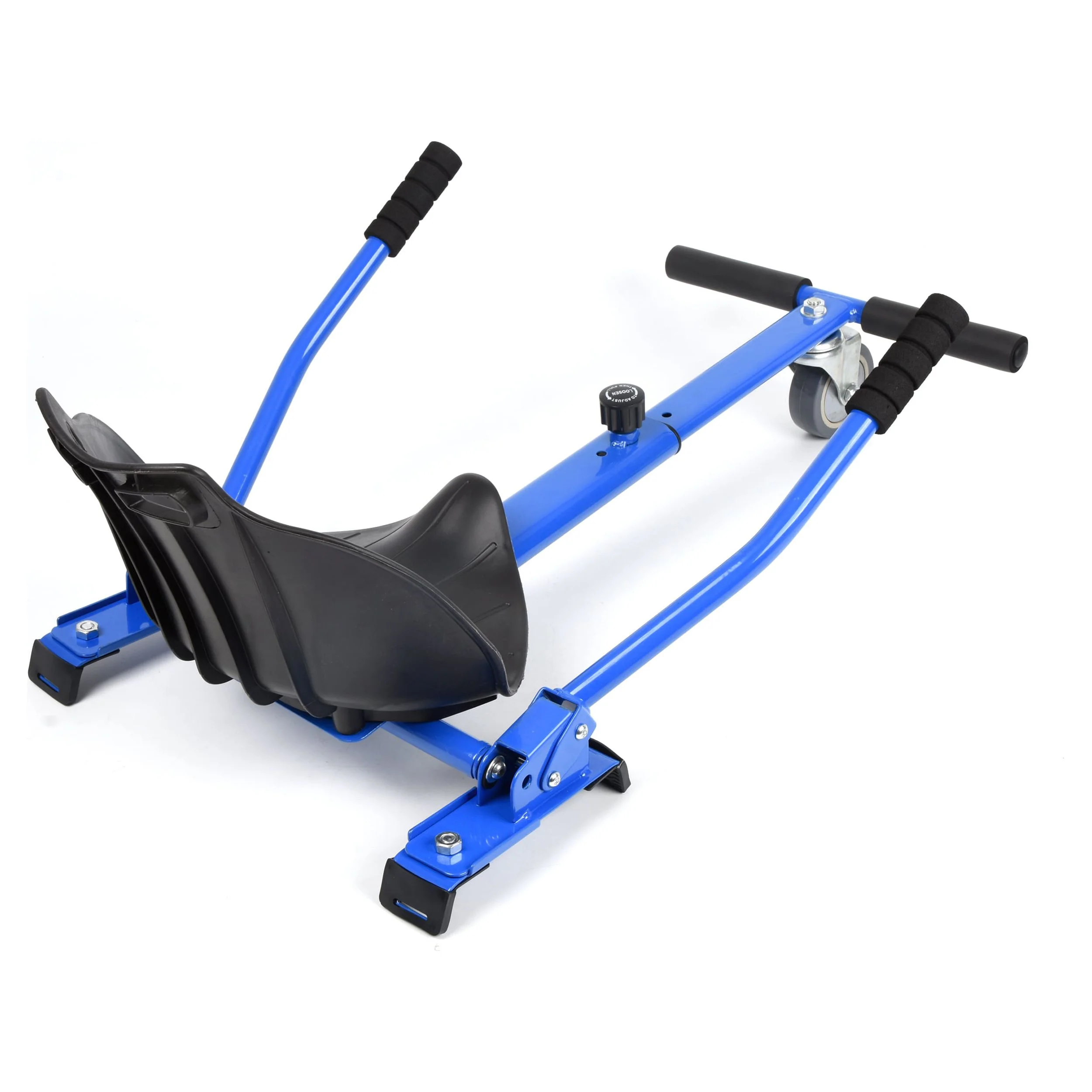 HoverTech All In One Hover Cart Attachment For Hover board - Transform your Hover board into a Go Kart with Hovercart – Blue - Image 2