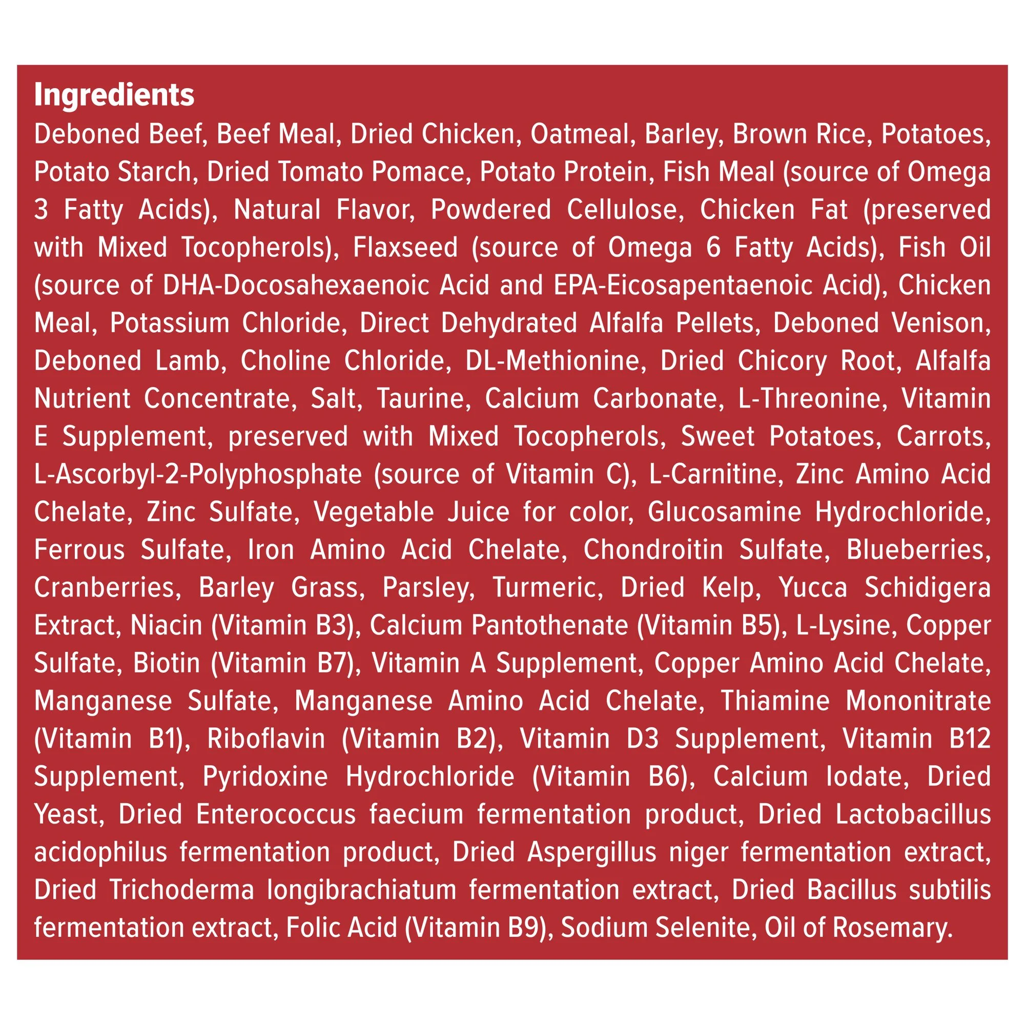 Blue Buffalo Wilderness High Protein, Natural Senior Dry Dog Food, Red Meat with Grain 28 lb Bag - Image 2