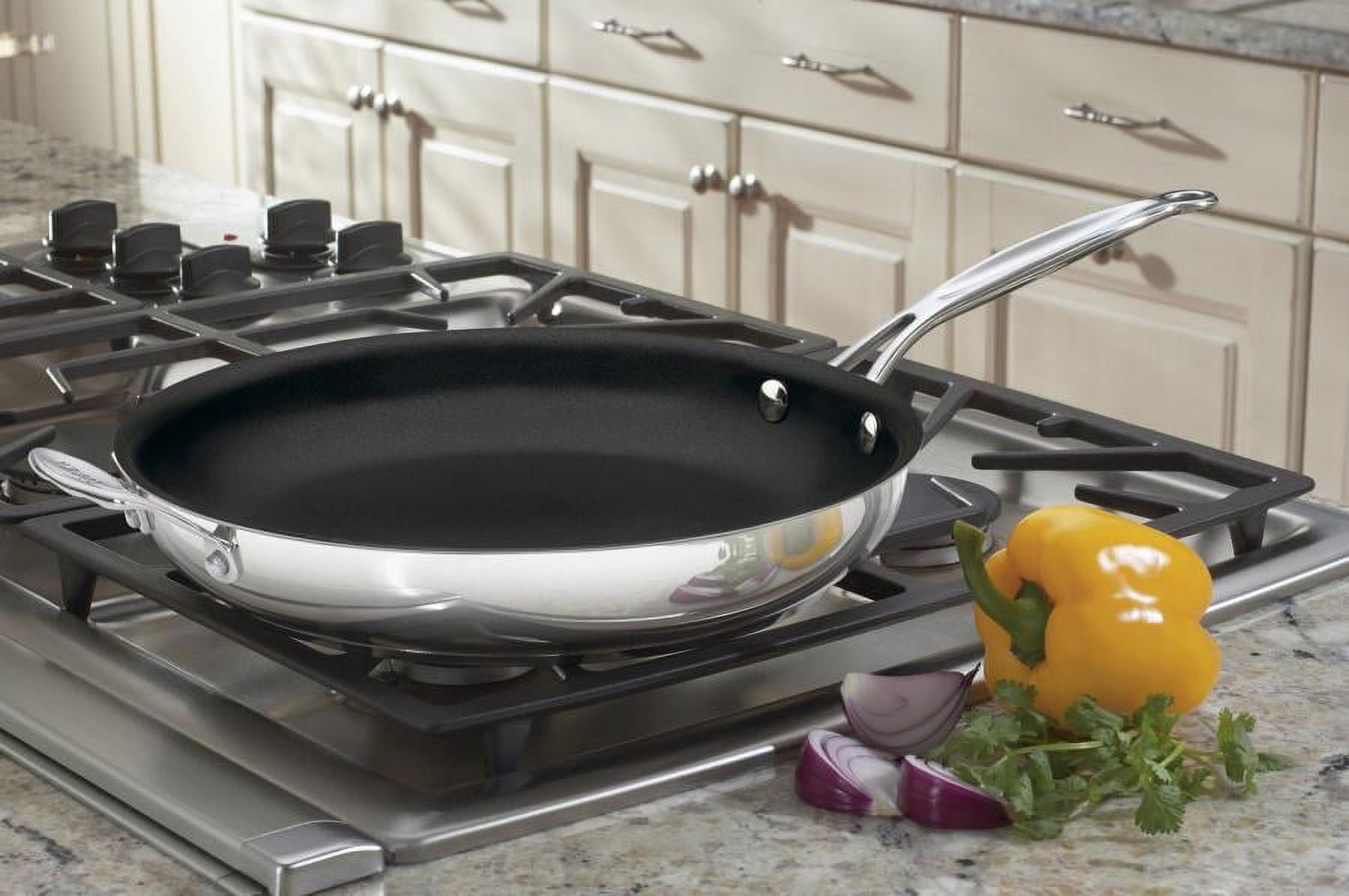 Cuisinart Chef's Classic Stainless Cookware 12" Skillet with Helper Handle - Image 2