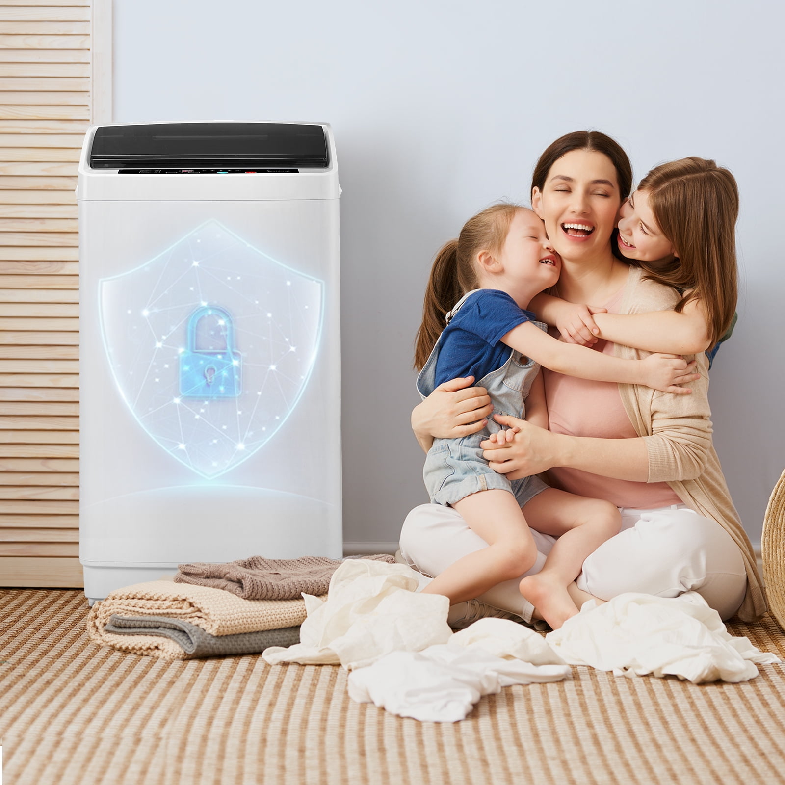 Ktaxon 17.8lbs Portable Fully Automatic Washing Machine W/ Drain Pump - Image 2