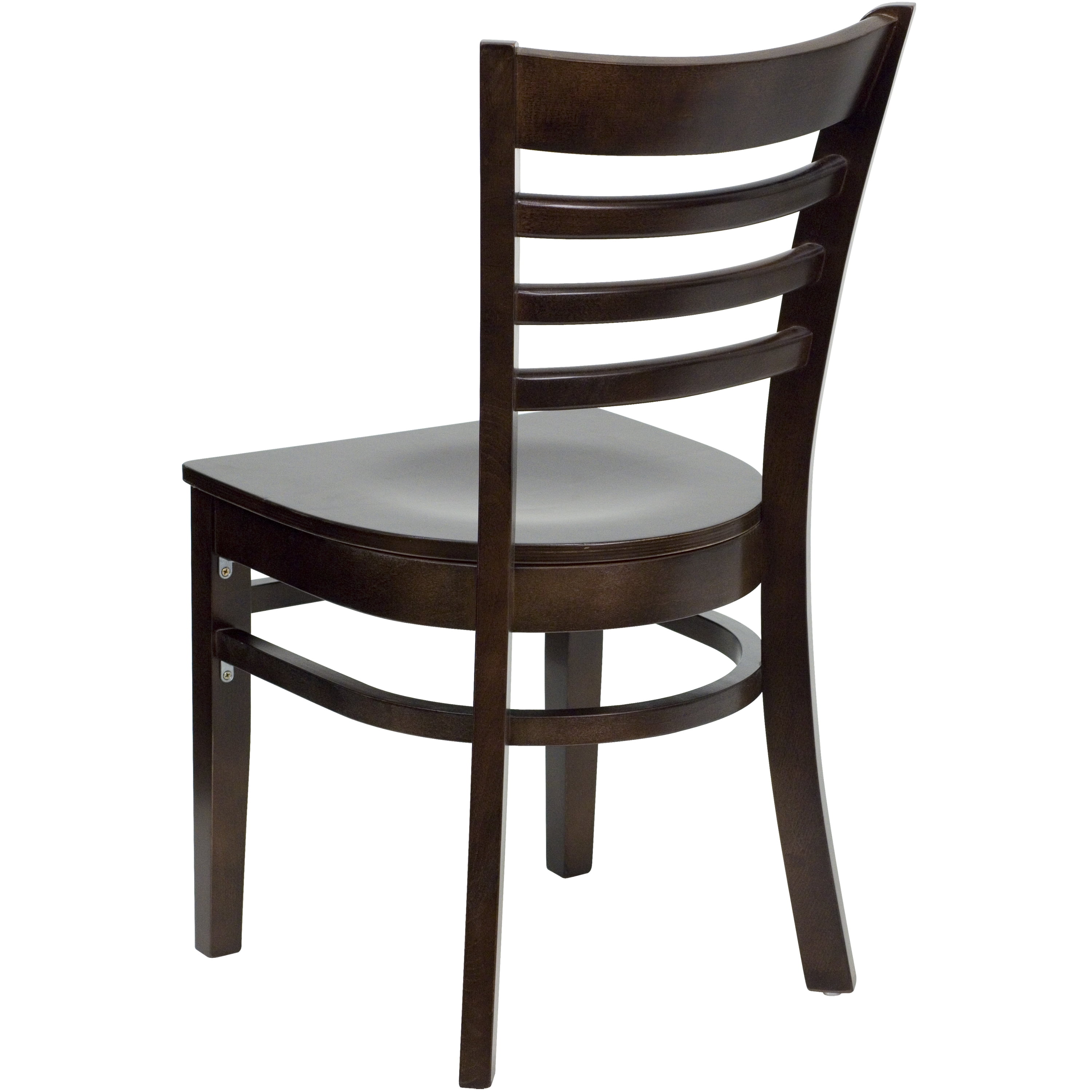 Ladder Back Chairs - Set of 2, Walnut - Image 8