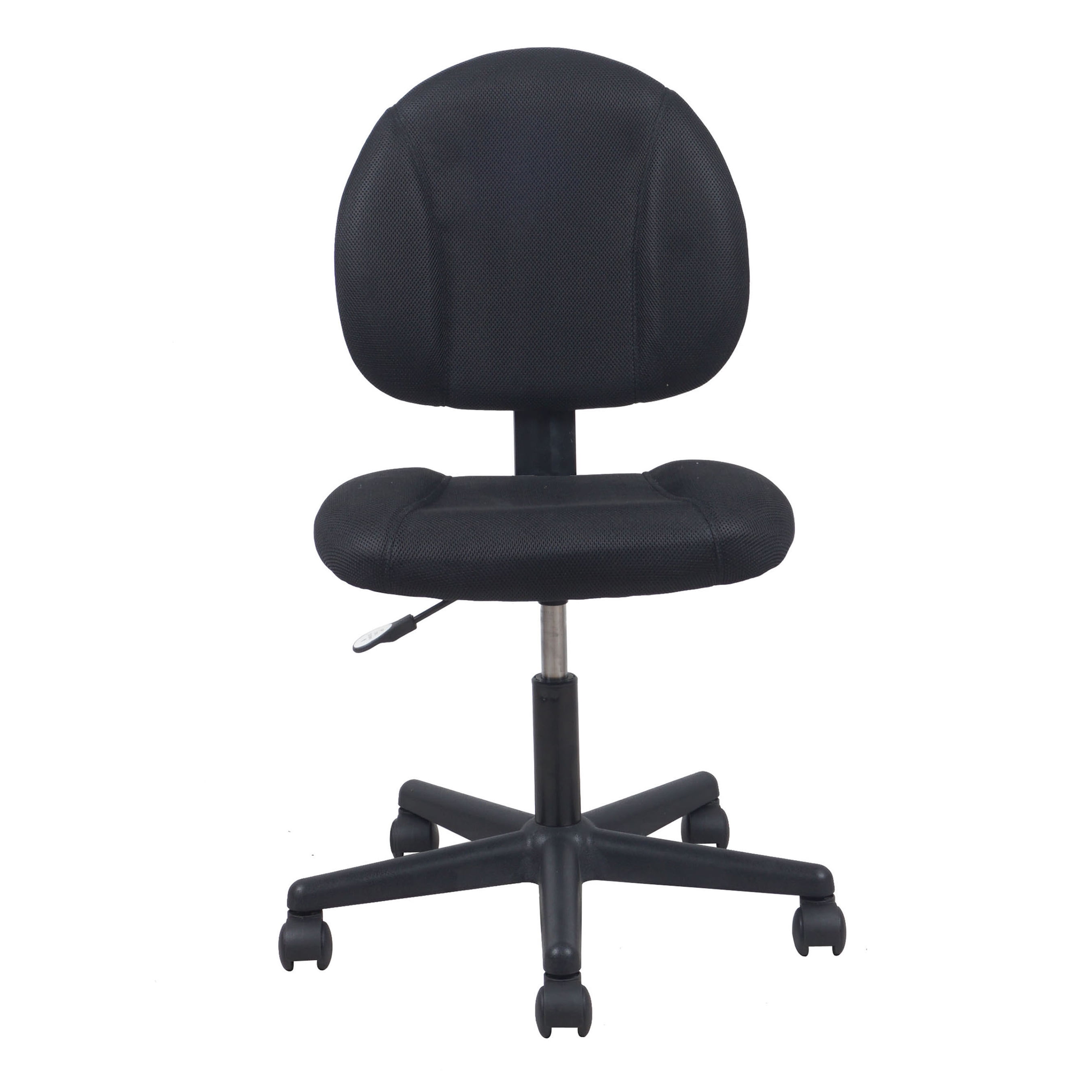 OFM Essentials Collection Upholstered Armless Swivel Task Chair, in Black (ESS-3060) - Image 5